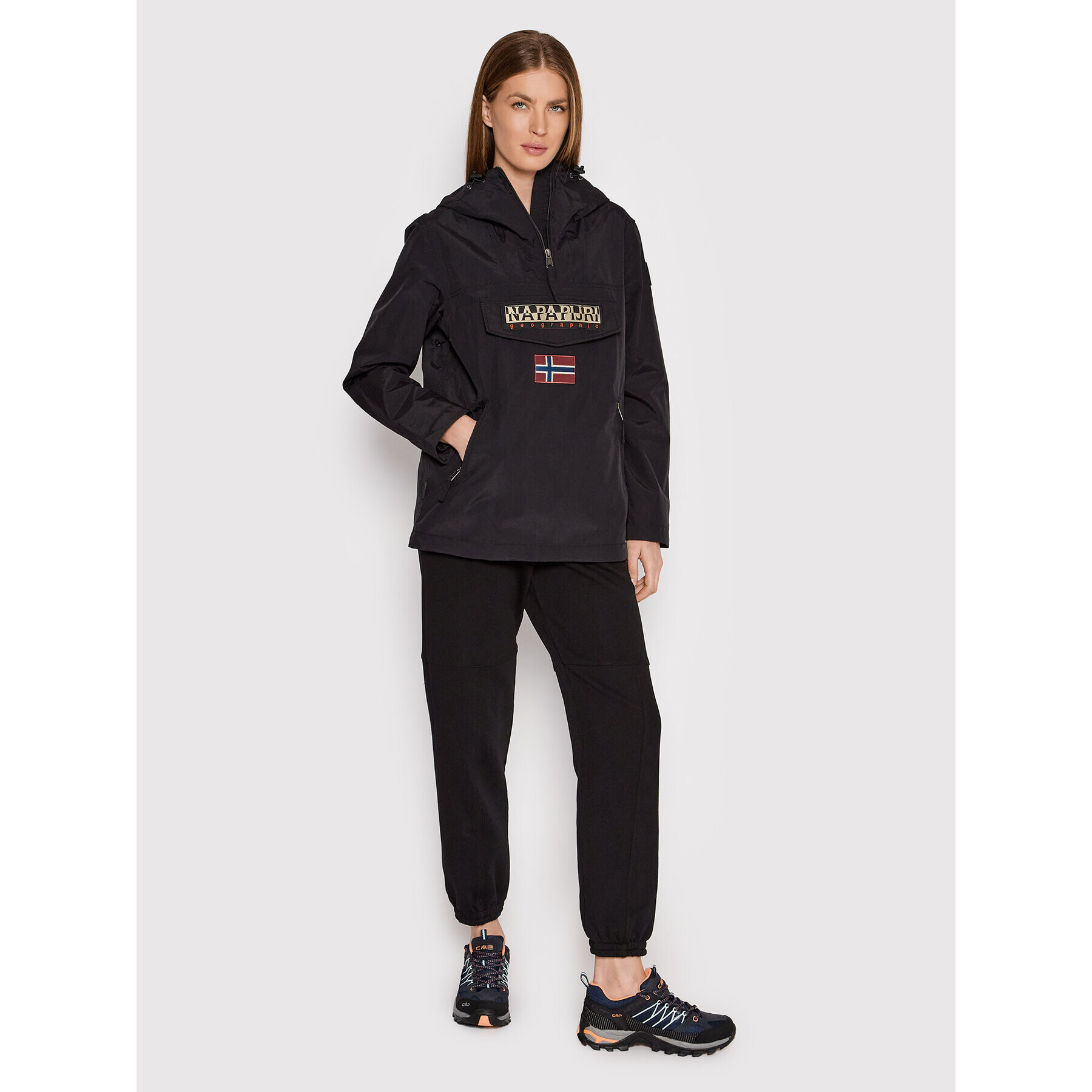 Napapijri Анорак Rainforest NP0A4G7F Черен Regular Fit - Pepit.bg