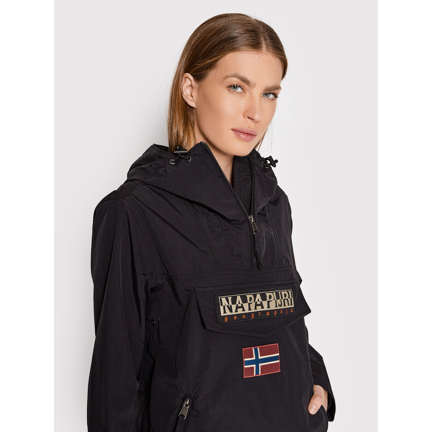 Napapijri Анорак Rainforest NP0A4G7F Черен Regular Fit - Pepit.bg