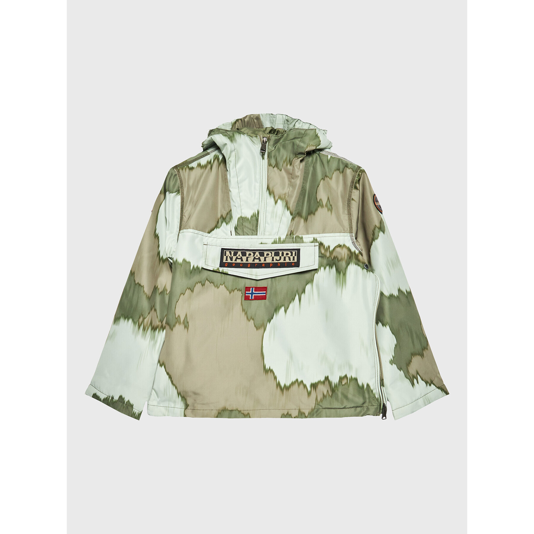 Napapijri Анорак Rainforest NP0A4GN2 Зелен Regular Fit - Pepit.bg