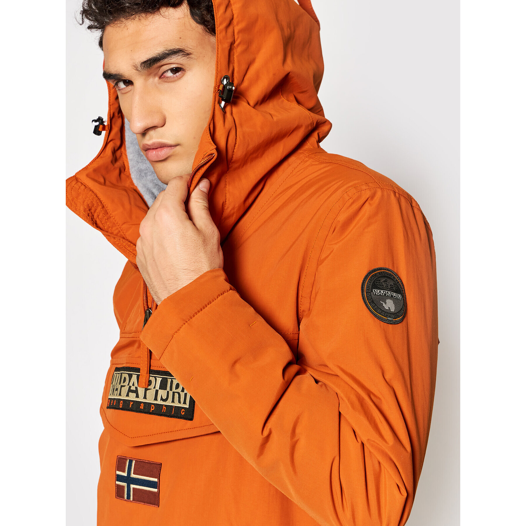 Napapijri Анорак Rainforest Pocket 1 P0A4EGY Оранжев Regular Fit - Pepit.bg