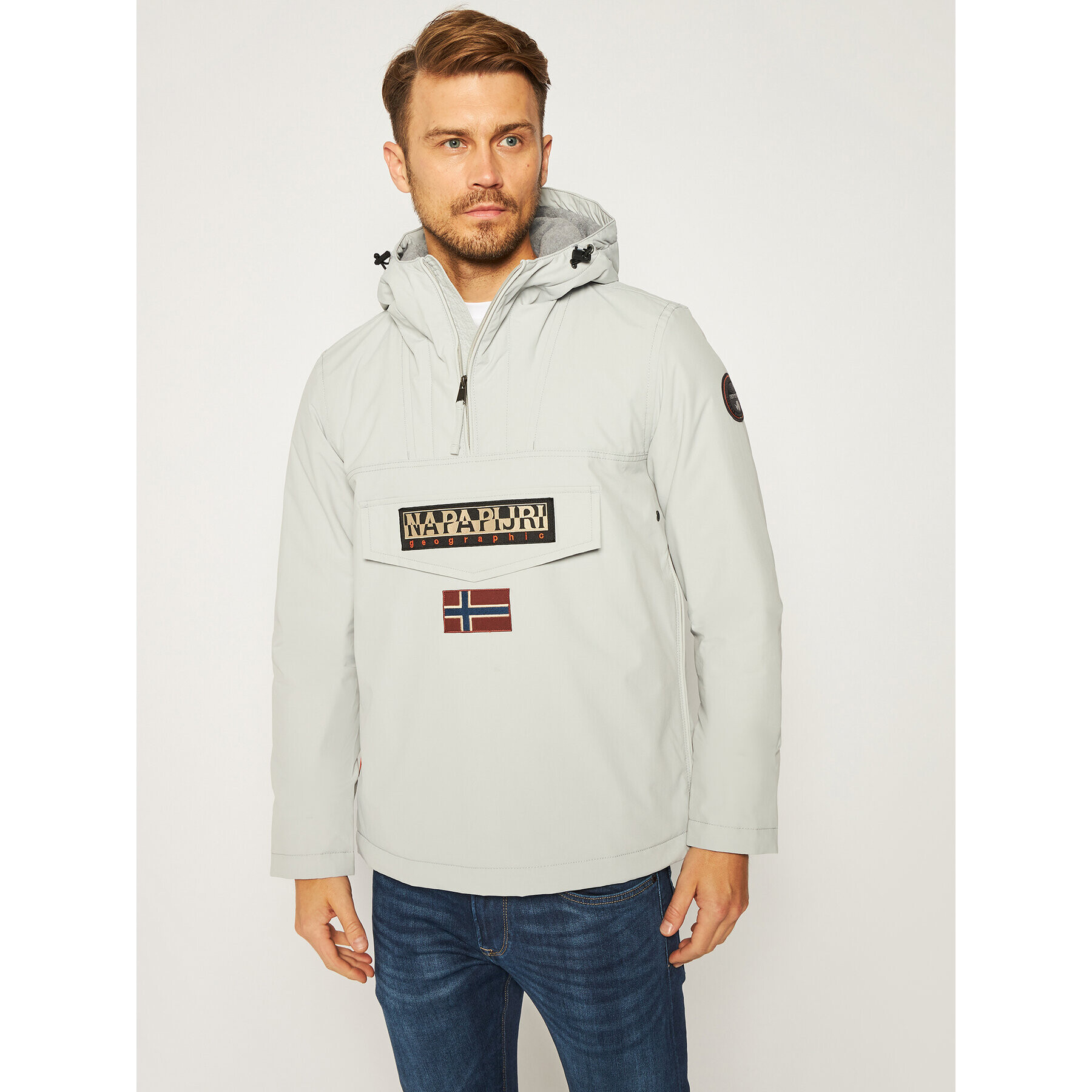 Napapijri Анорак Rainforest Winter 2 NP0A4EGZ Сив Regular Fit - Pepit.bg