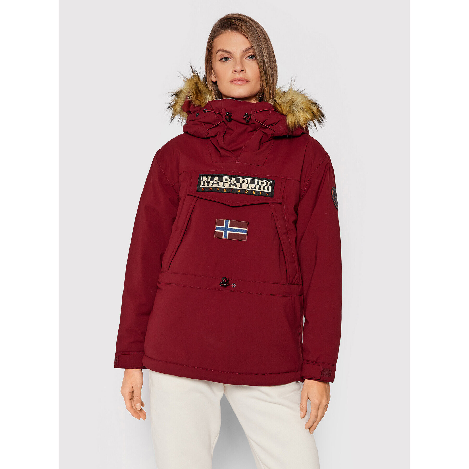Napapijri Анорак Skidoo Wom Ef 3 NP0A4EVI Бордо Regular Fit - Pepit.bg