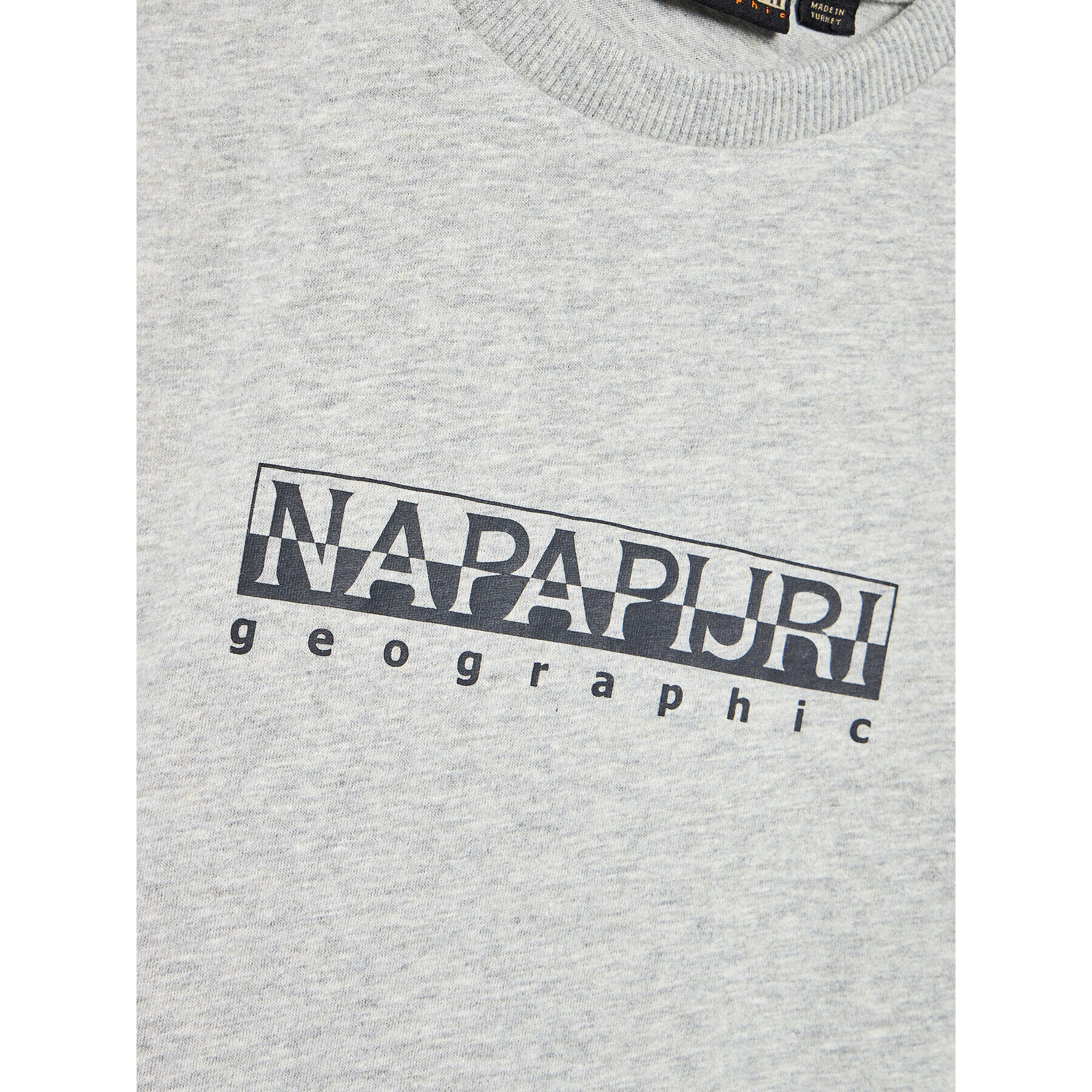 Napapijri Блуза S-Box NP0A4GNI S Сив Regular Fit - Pepit.bg