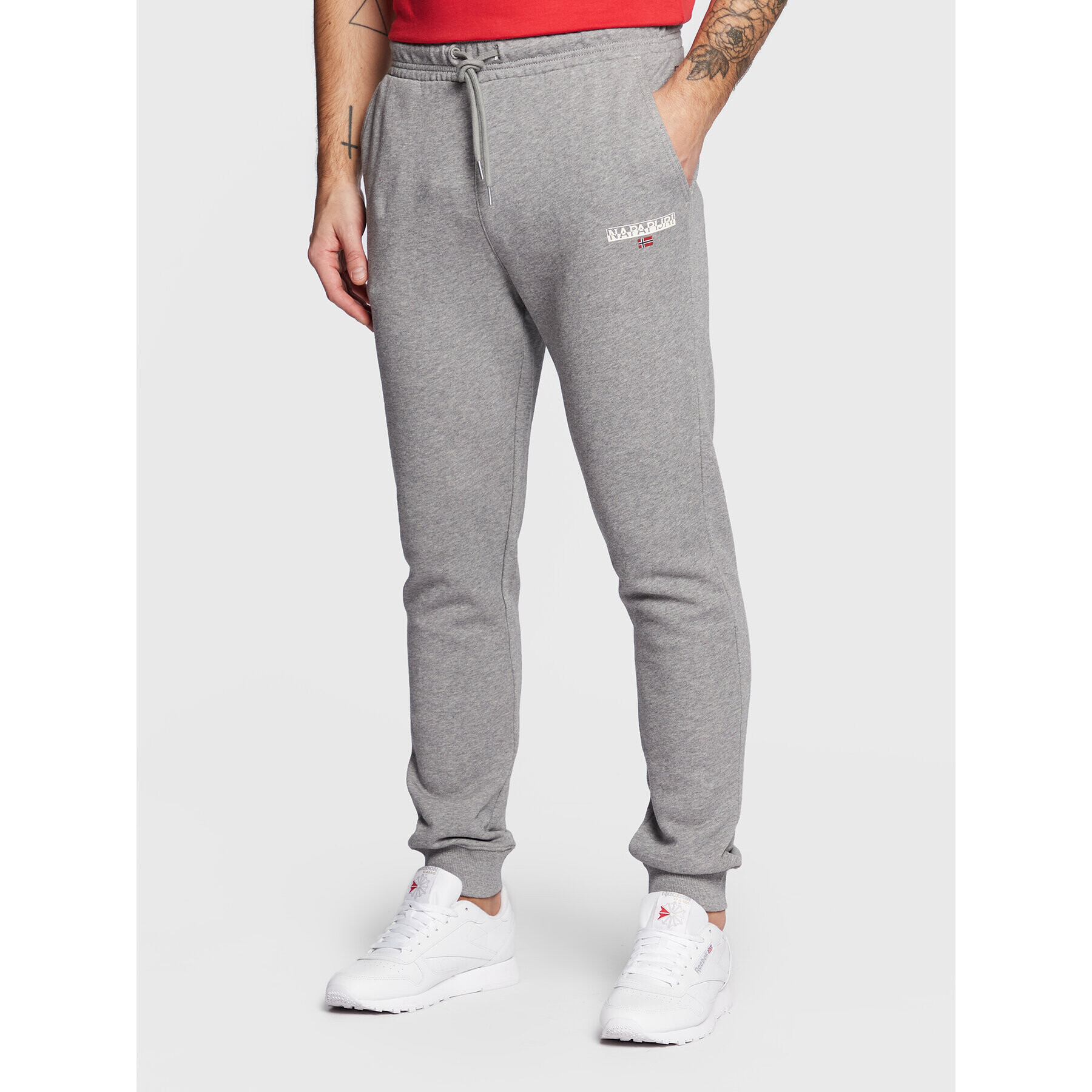 Napapijri Долнище анцуг M-Ice 1 NP0A4GWJ Сив Regular Fit - Pepit.bg