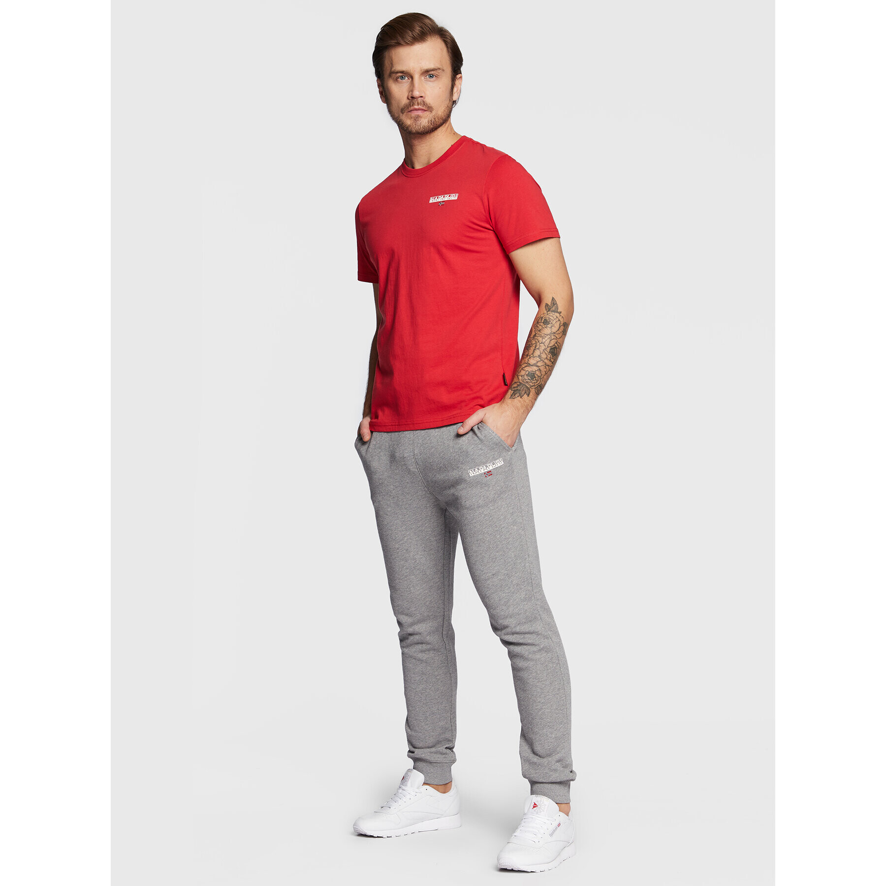Napapijri Долнище анцуг M-Ice 1 NP0A4GWJ Сив Regular Fit - Pepit.bg