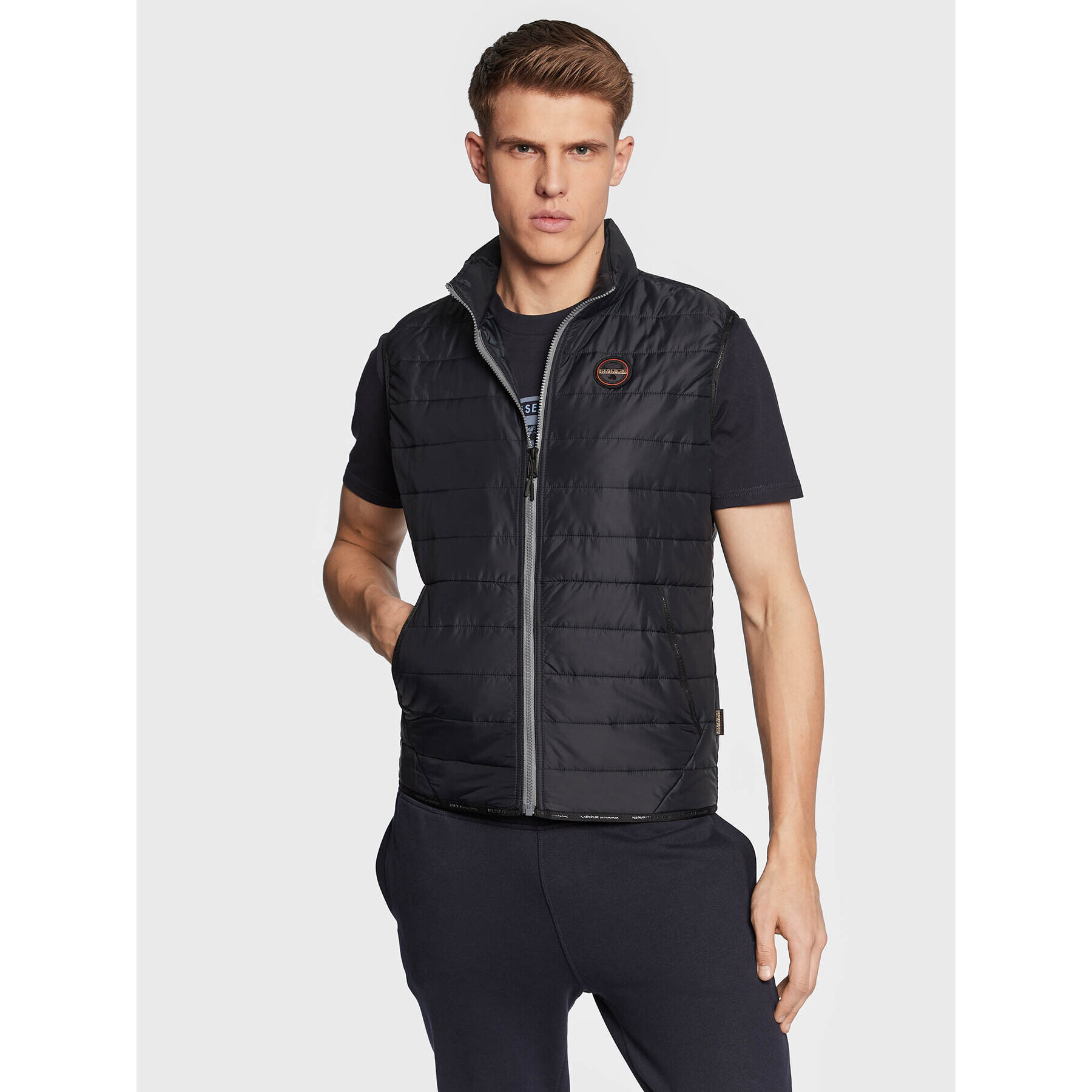 Napapijri Елек Acalmar NP0A4H8G Черен Regular Fit - Pepit.bg