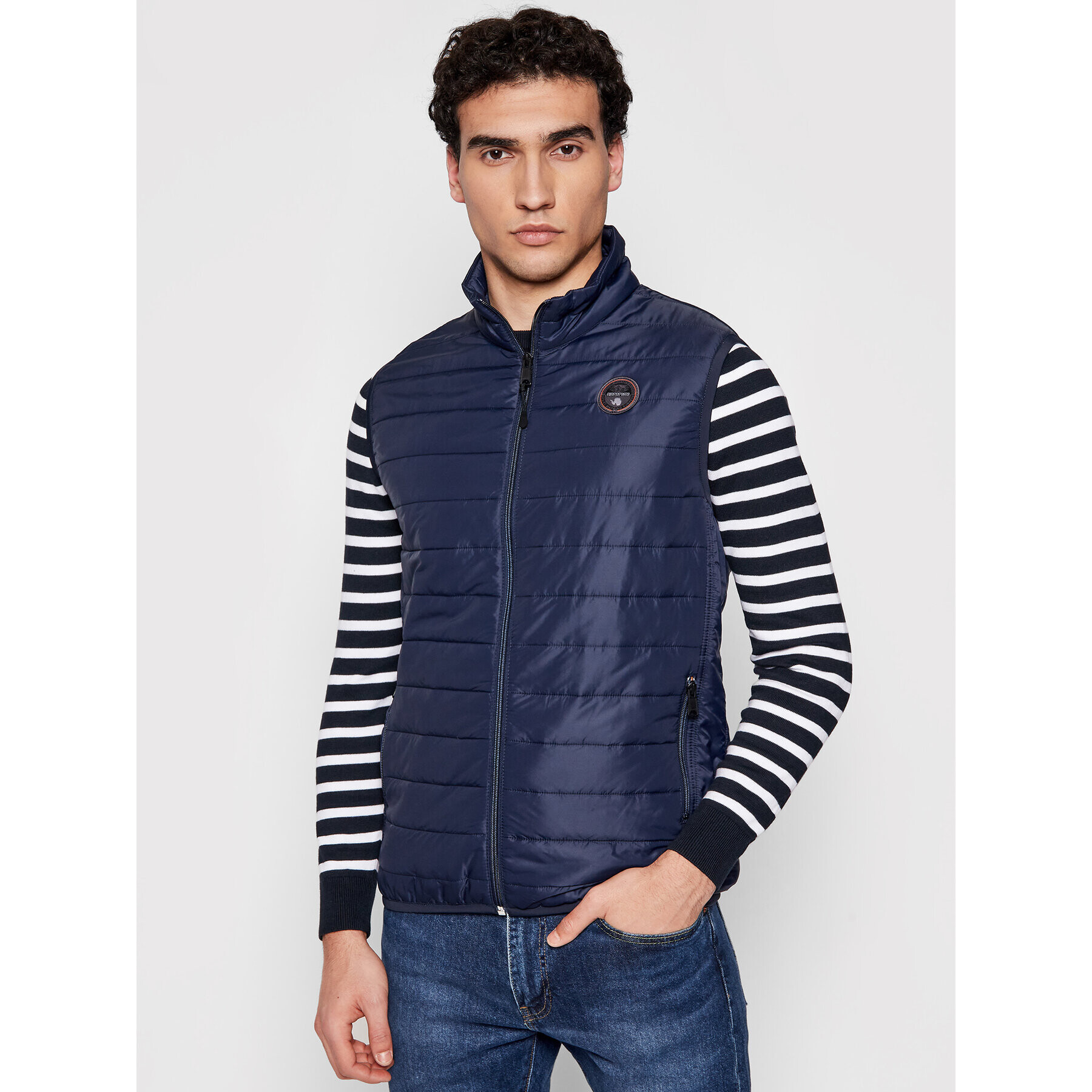 Napapijri Елек Acalmar Vest 4 NP0A4F9W Тъмносин Slim Fit - Pepit.bg