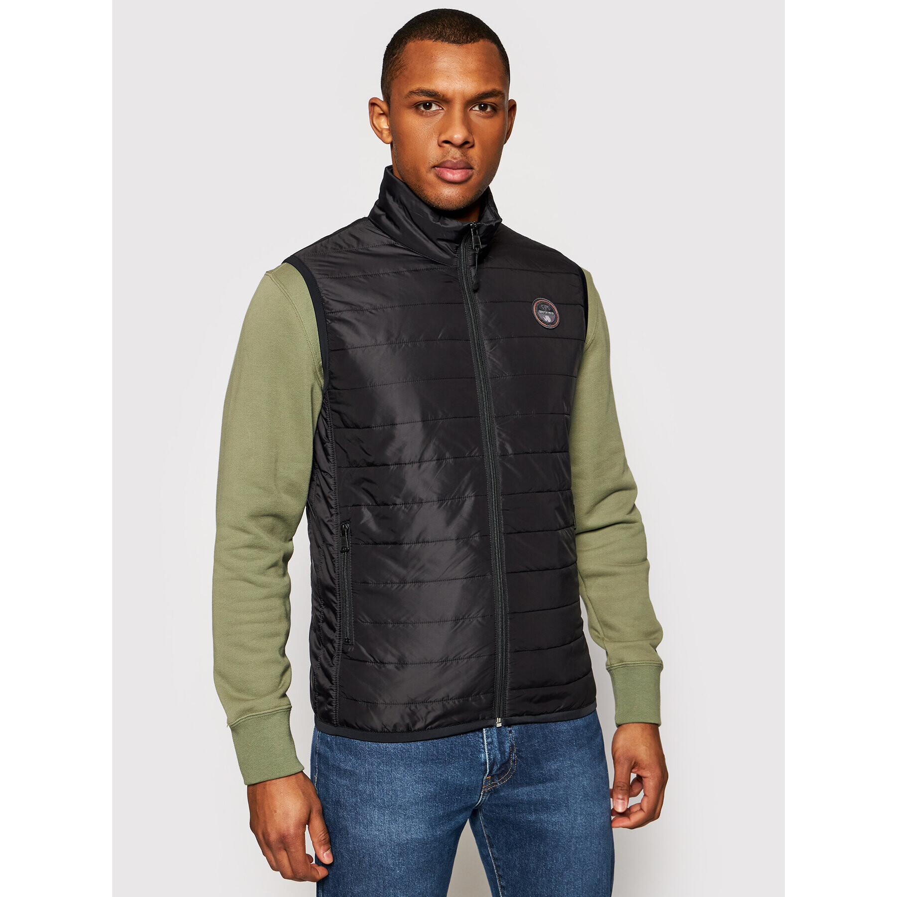 Napapijri Елек Acalmar Vest NP0A4F9W Черен Slim Fit - Pepit.bg