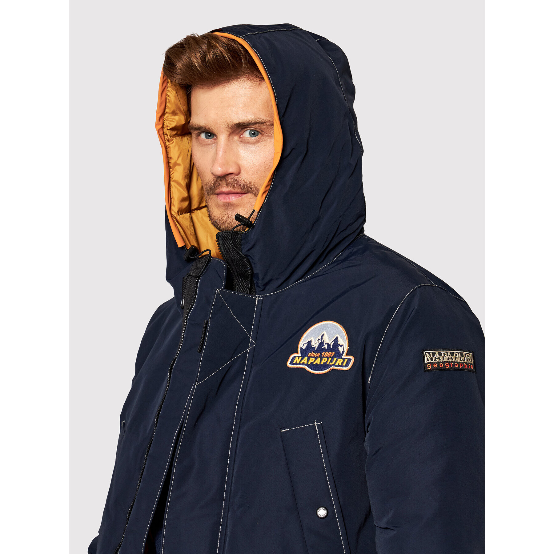 Napapijri Парка Asther NP0A4FLI Тъмносин Regular Fit - Pepit.bg