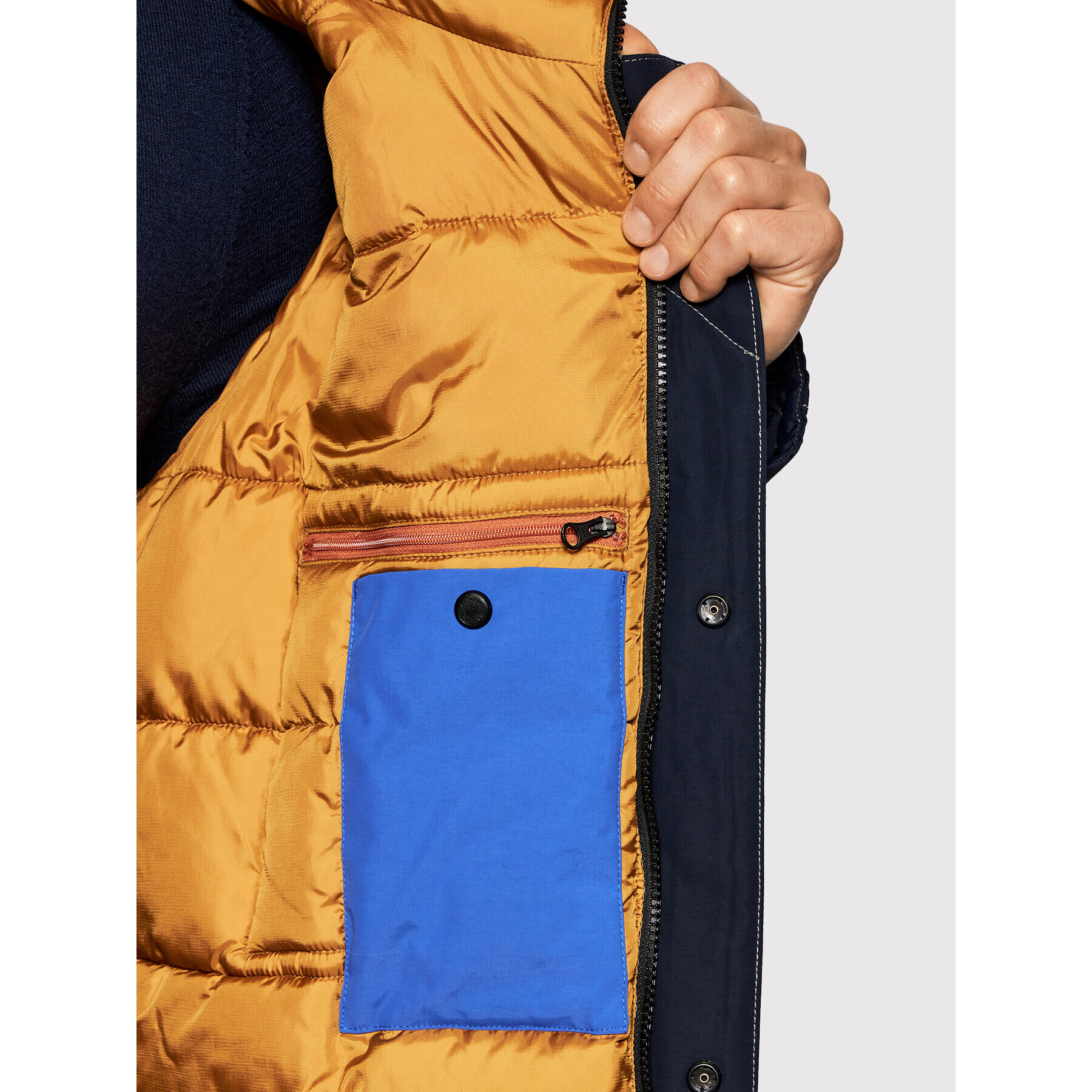 Napapijri Парка Asther NP0A4FLI Тъмносин Regular Fit - Pepit.bg