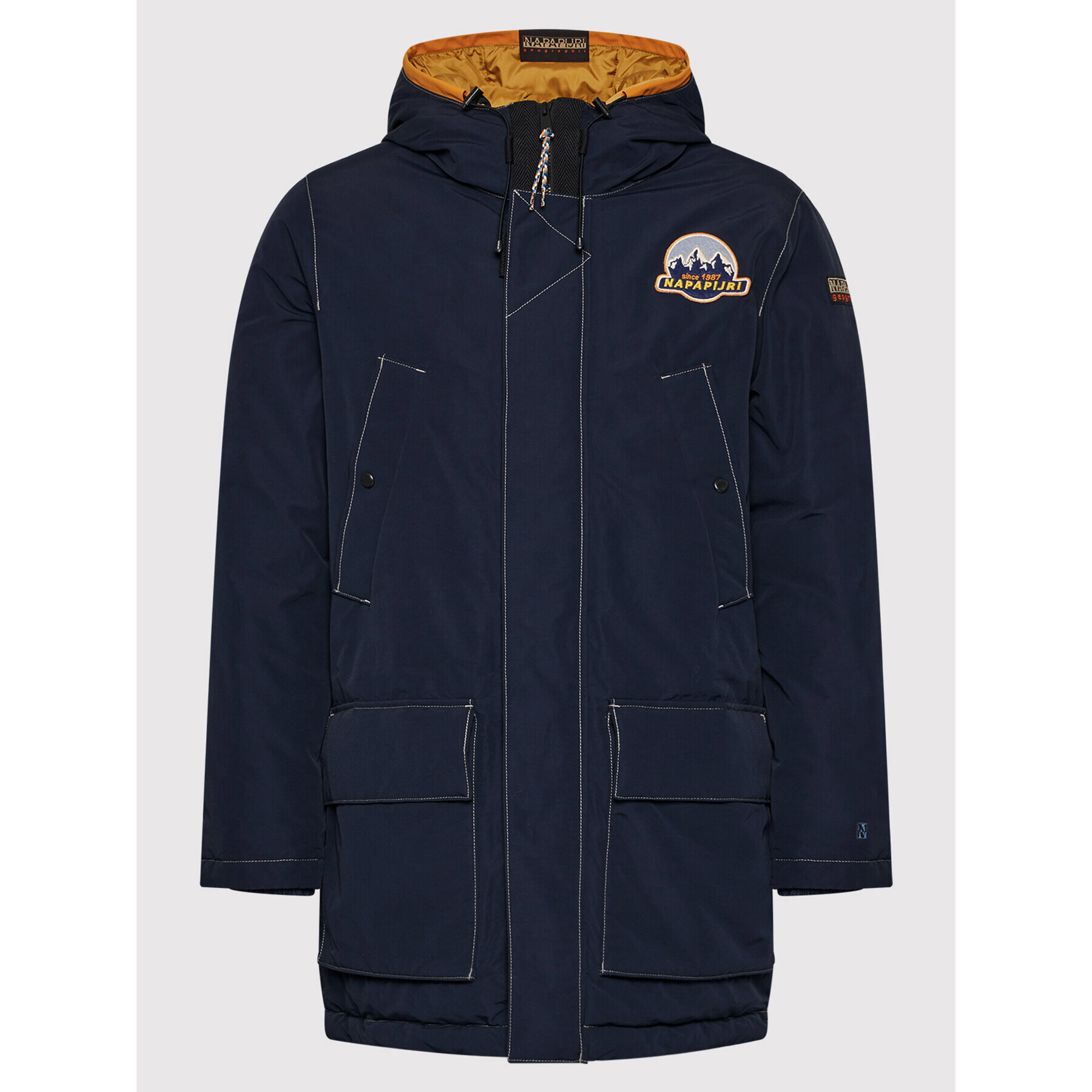Napapijri Парка Asther NP0A4FLI Тъмносин Regular Fit - Pepit.bg