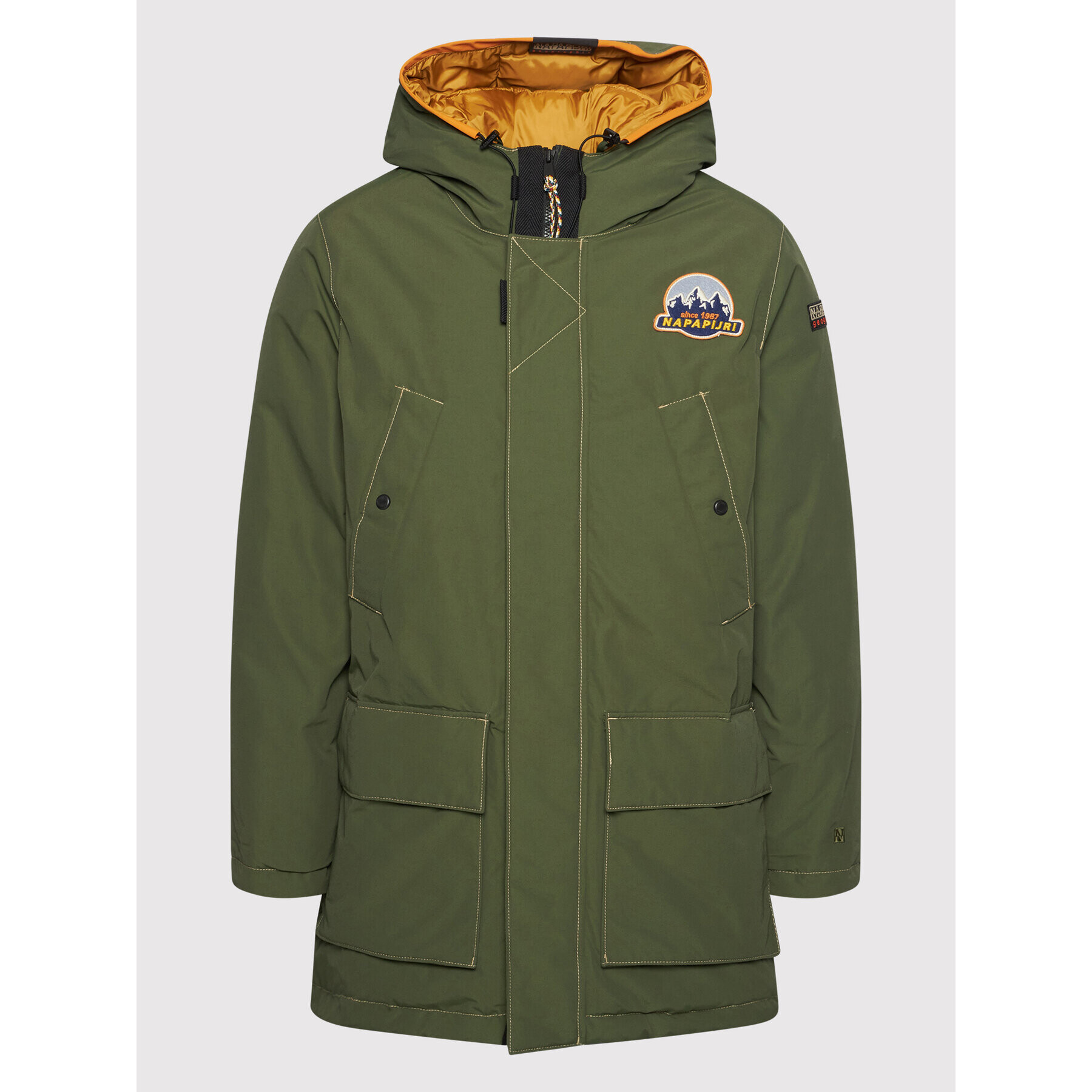 Napapijri Парка Asther NP0A4FLI Зелен Regular Fit - Pepit.bg