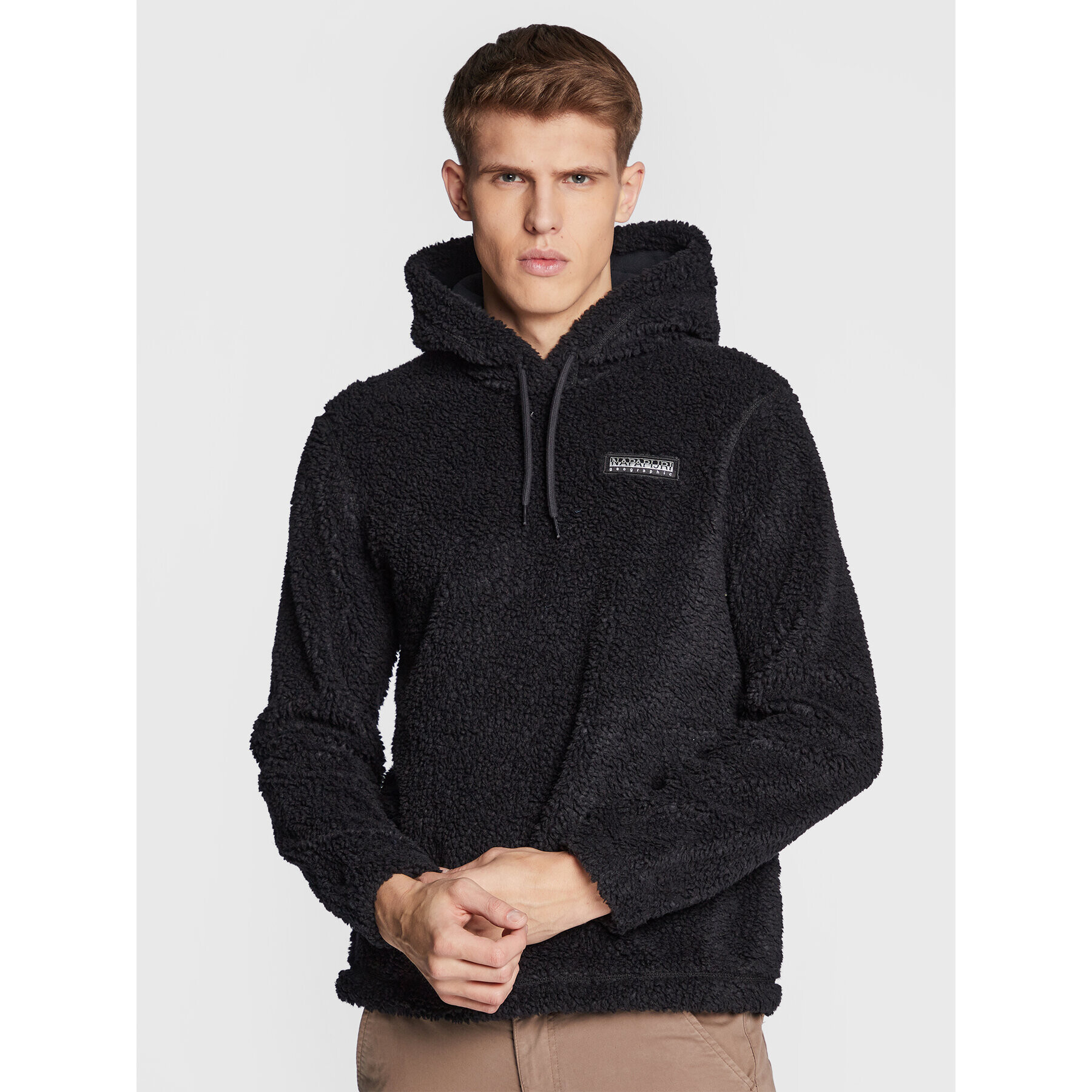 Napapijri Полар Morgex NP0A4GJ2 Черен Regular Fit - Pepit.bg