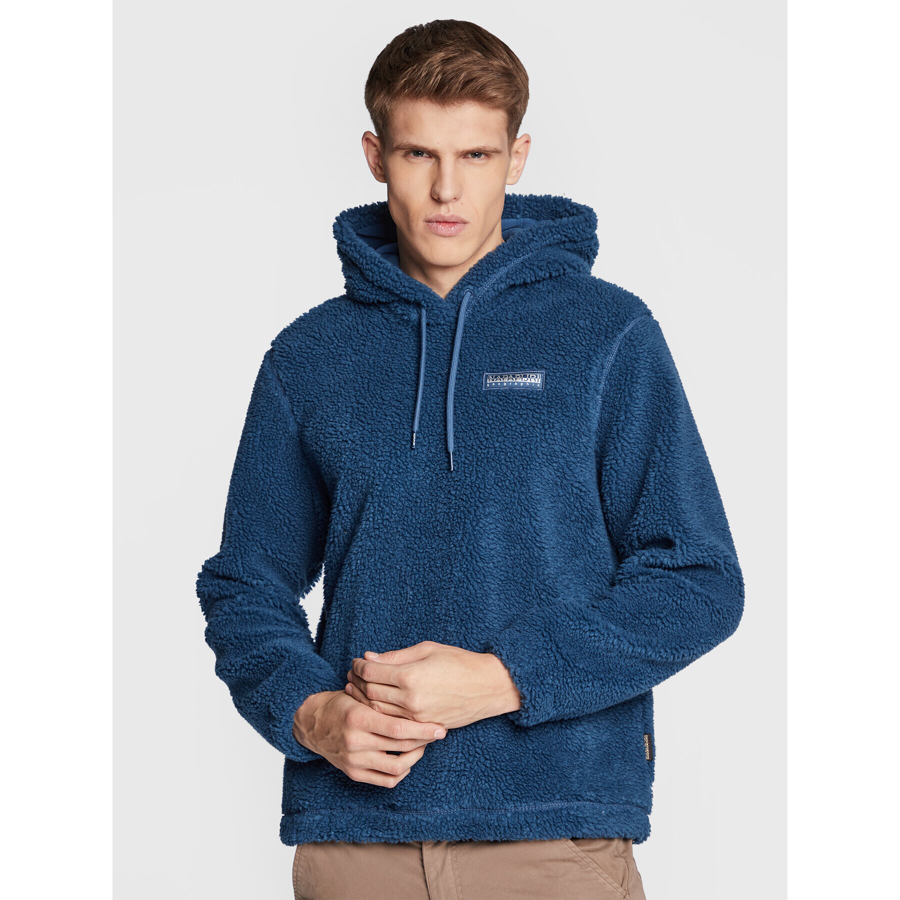 Napapijri Полар Morgex NP0A4GJ2 Син Regular Fit - Pepit.bg