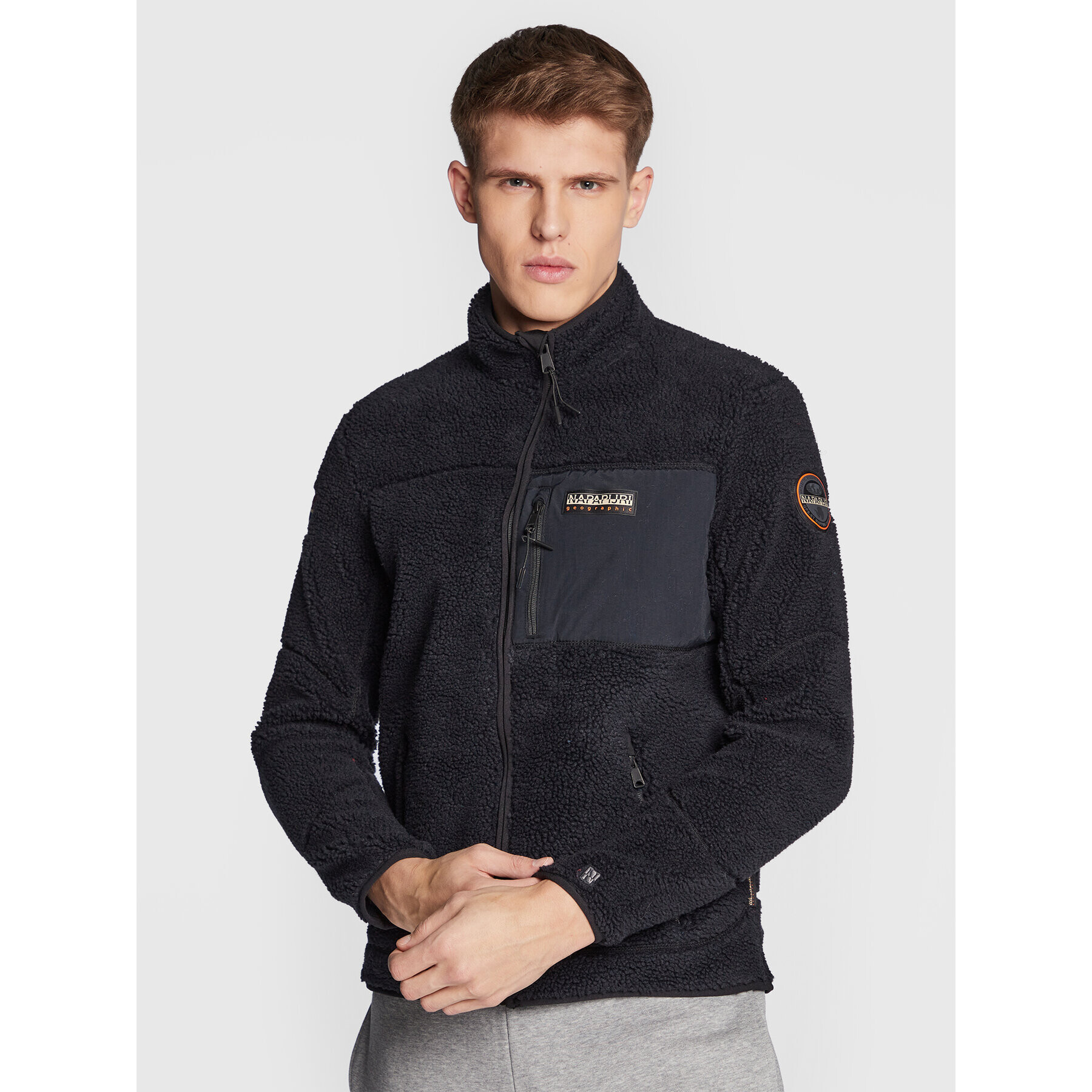 Napapijri Полар Yupik NP0A4GNT Черен Regular Fit - Pepit.bg