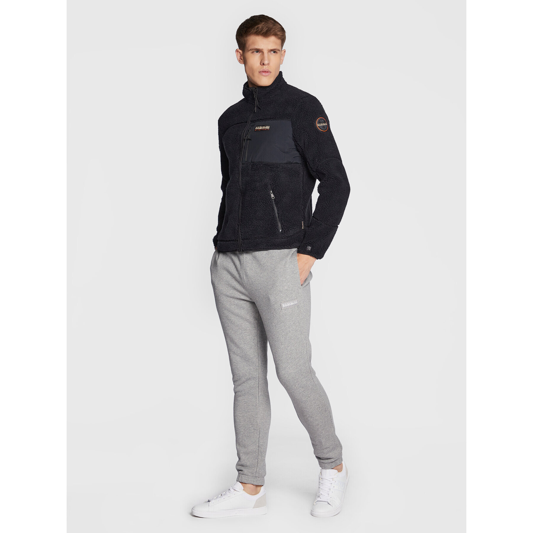 Napapijri Полар Yupik NP0A4GNT Черен Regular Fit - Pepit.bg