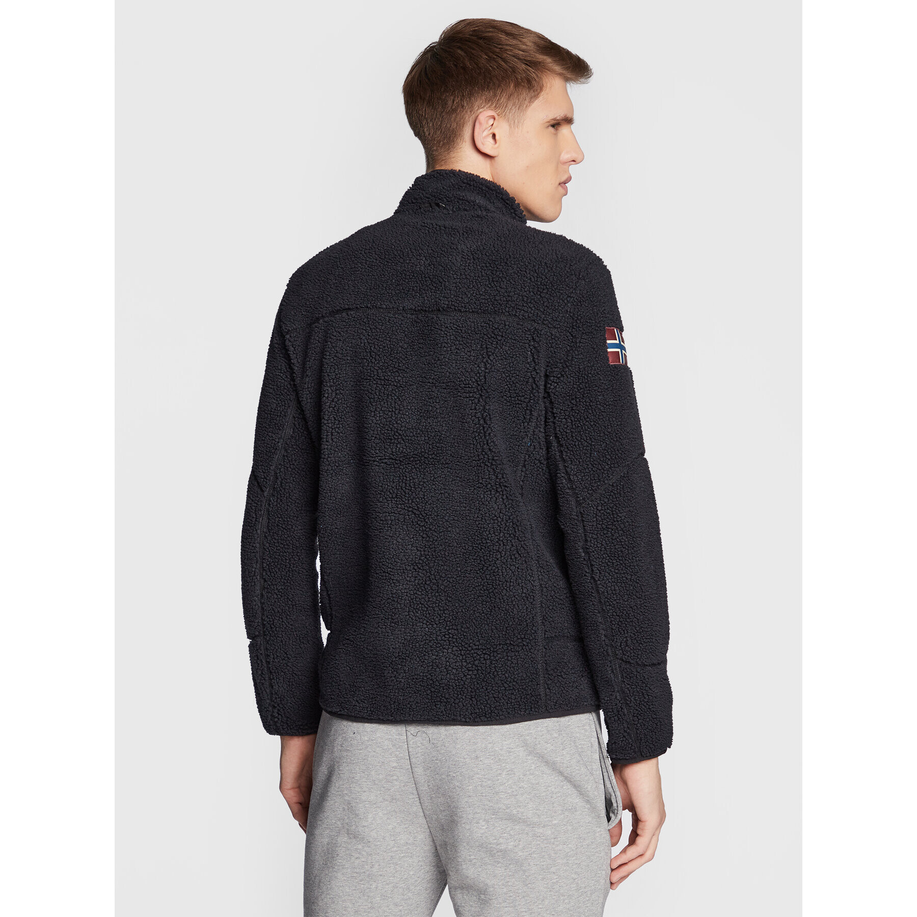 Napapijri Полар Yupik NP0A4GNT Черен Regular Fit - Pepit.bg