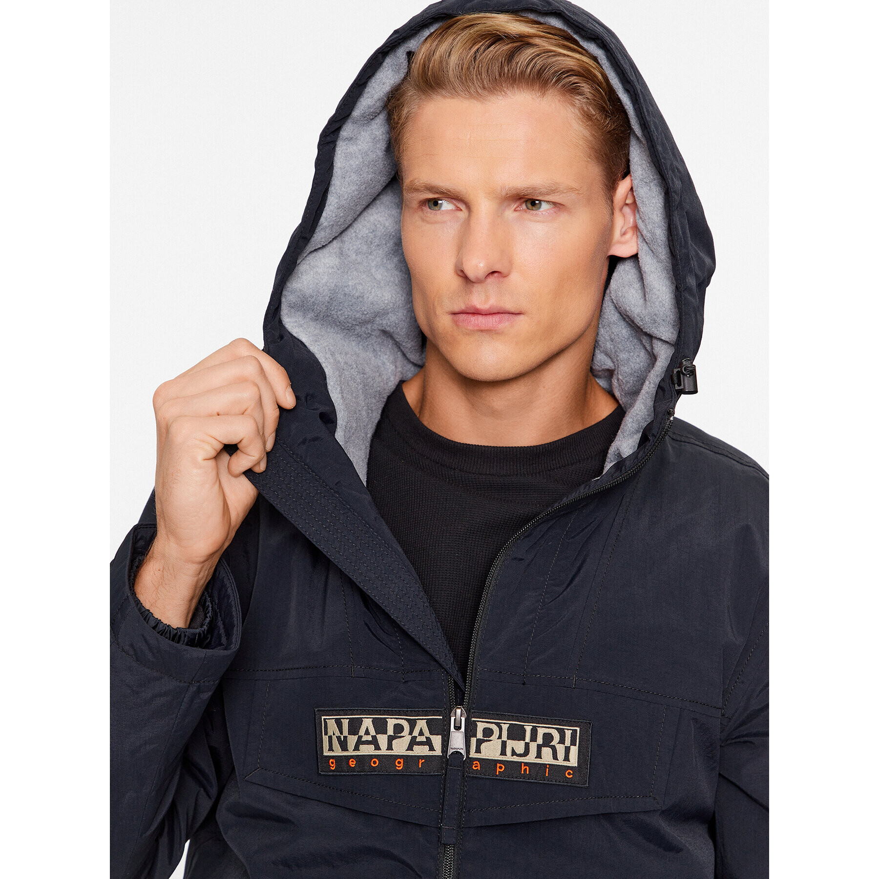 Napapijri Преходно яке Rainforest NP0A4HES Черен Regular Fit - Pepit.bg