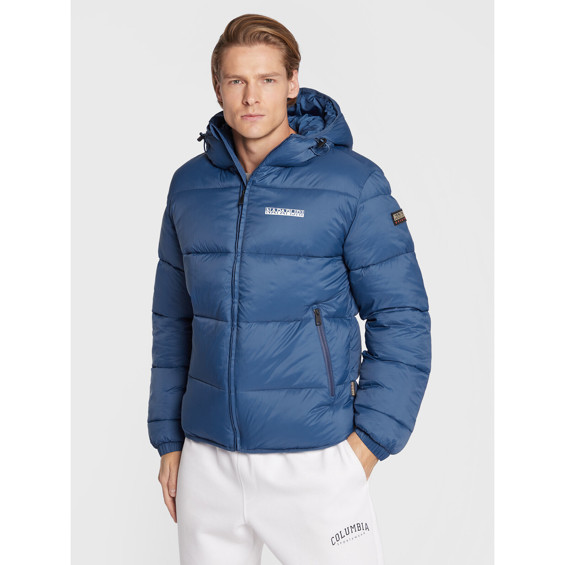 Napapijri Пухено яке A-Suomi NP0A4GJE Син Regular Fit - Pepit.bg
