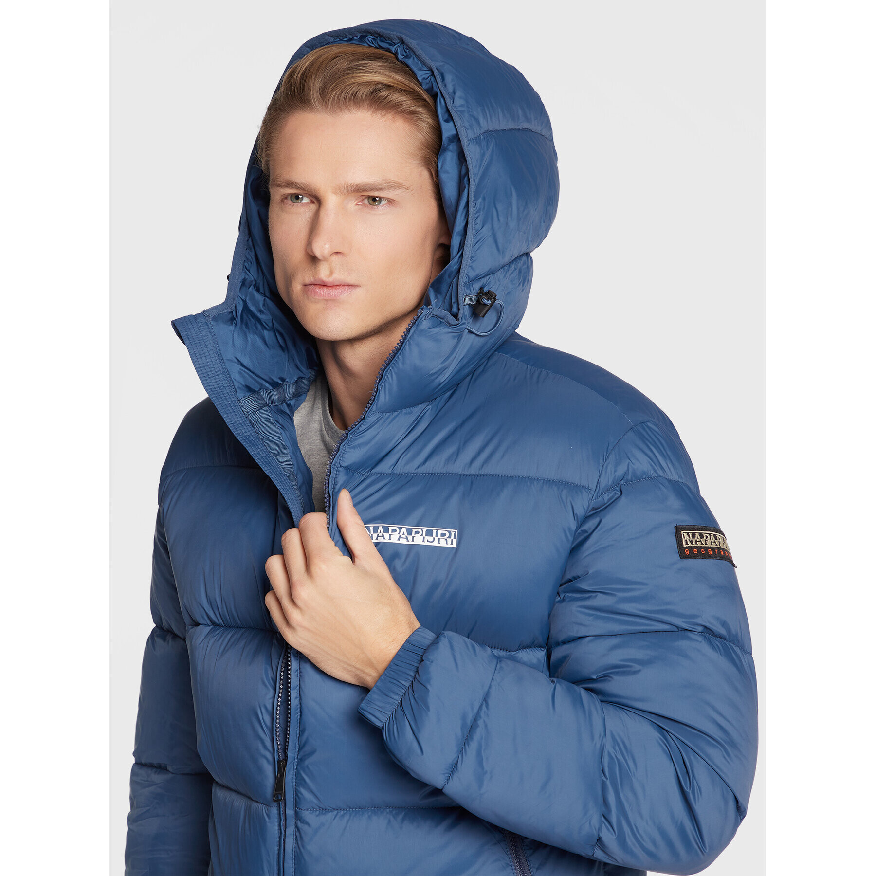 Napapijri Пухено яке A-Suomi NP0A4GJE Син Regular Fit - Pepit.bg