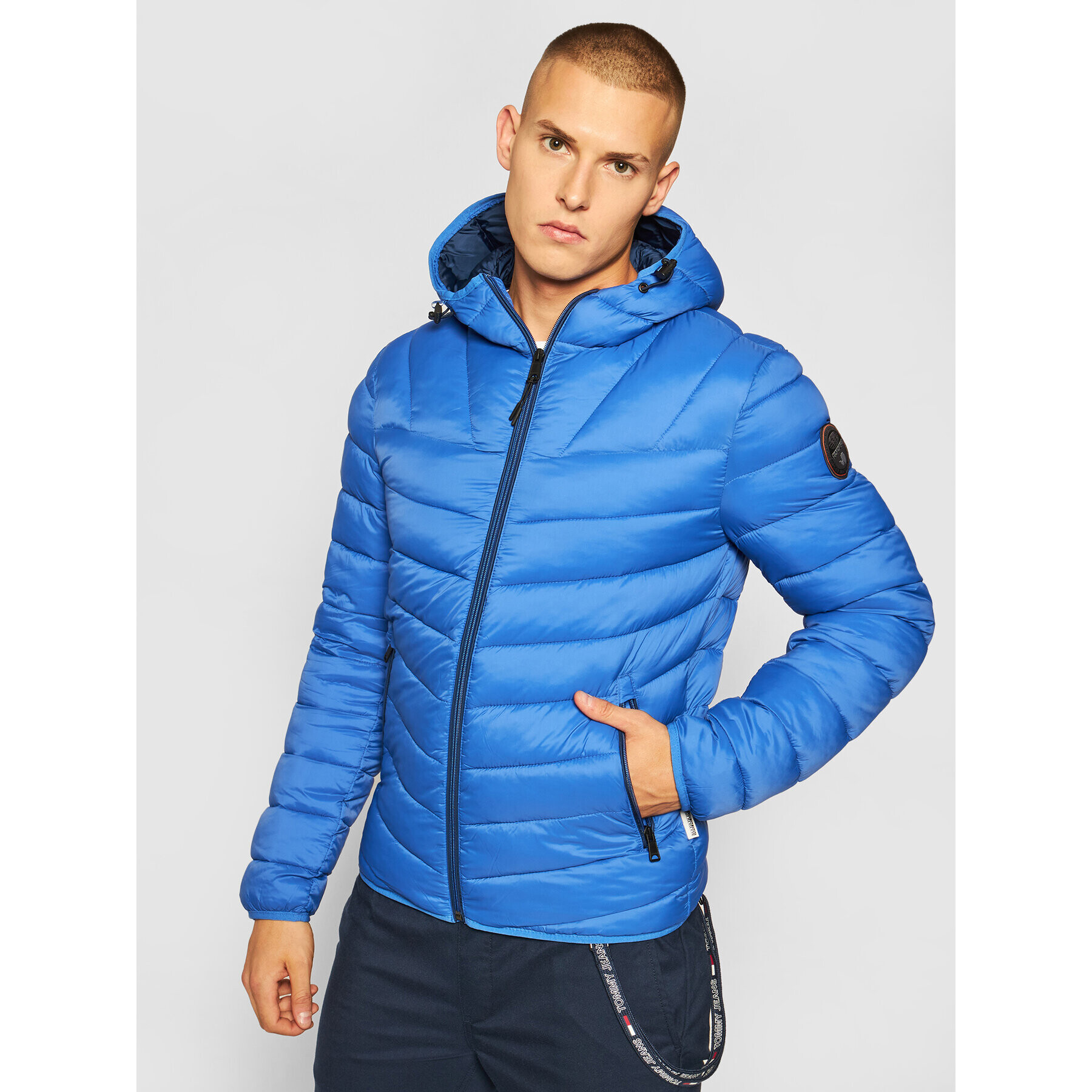 Napapijri Пухено яке Aerons H NP0A4ENN Син Regular Fit - Pepit.bg