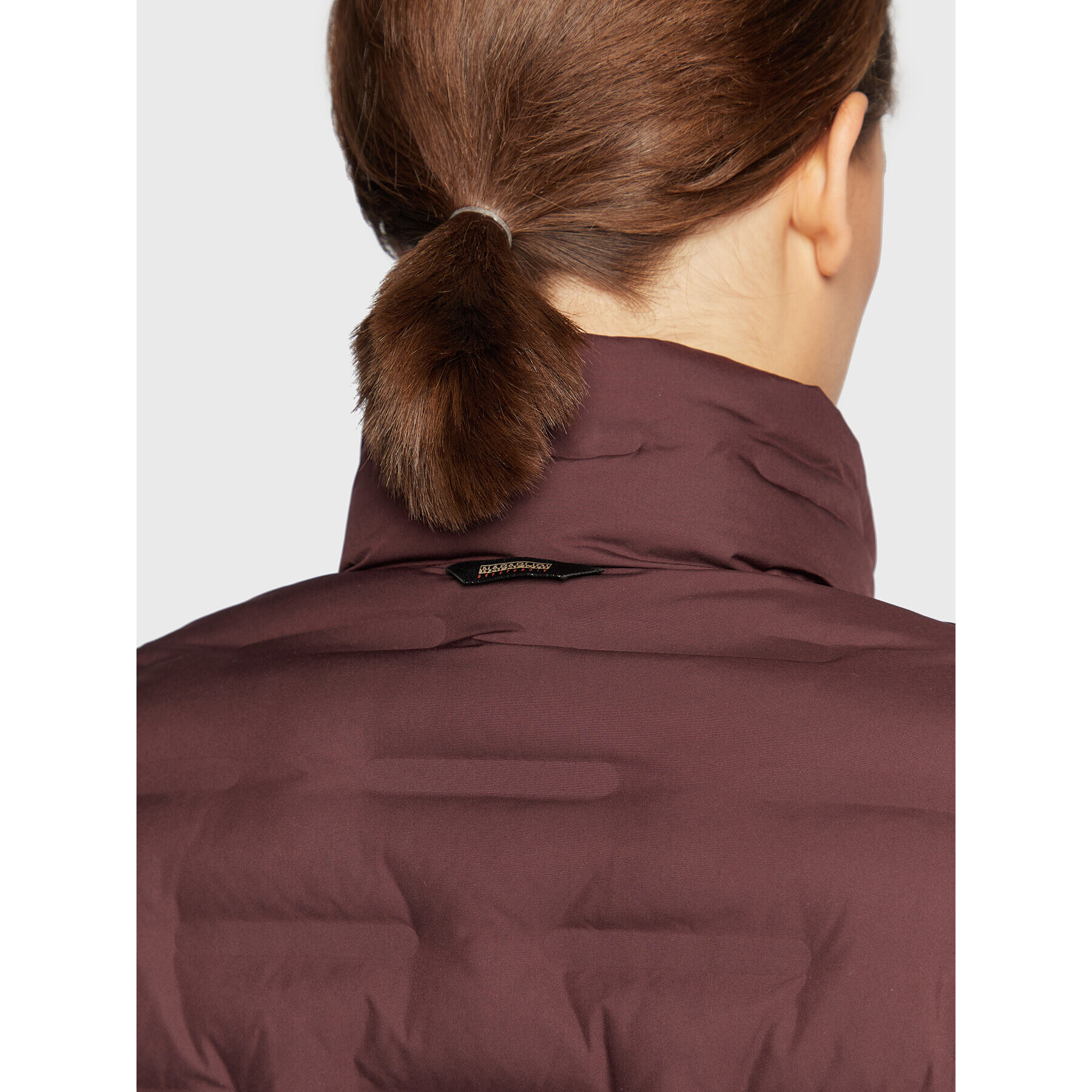 Napapijri Пухено яке Alvar NP0A4GRE Бордо Regular Fit - Pepit.bg