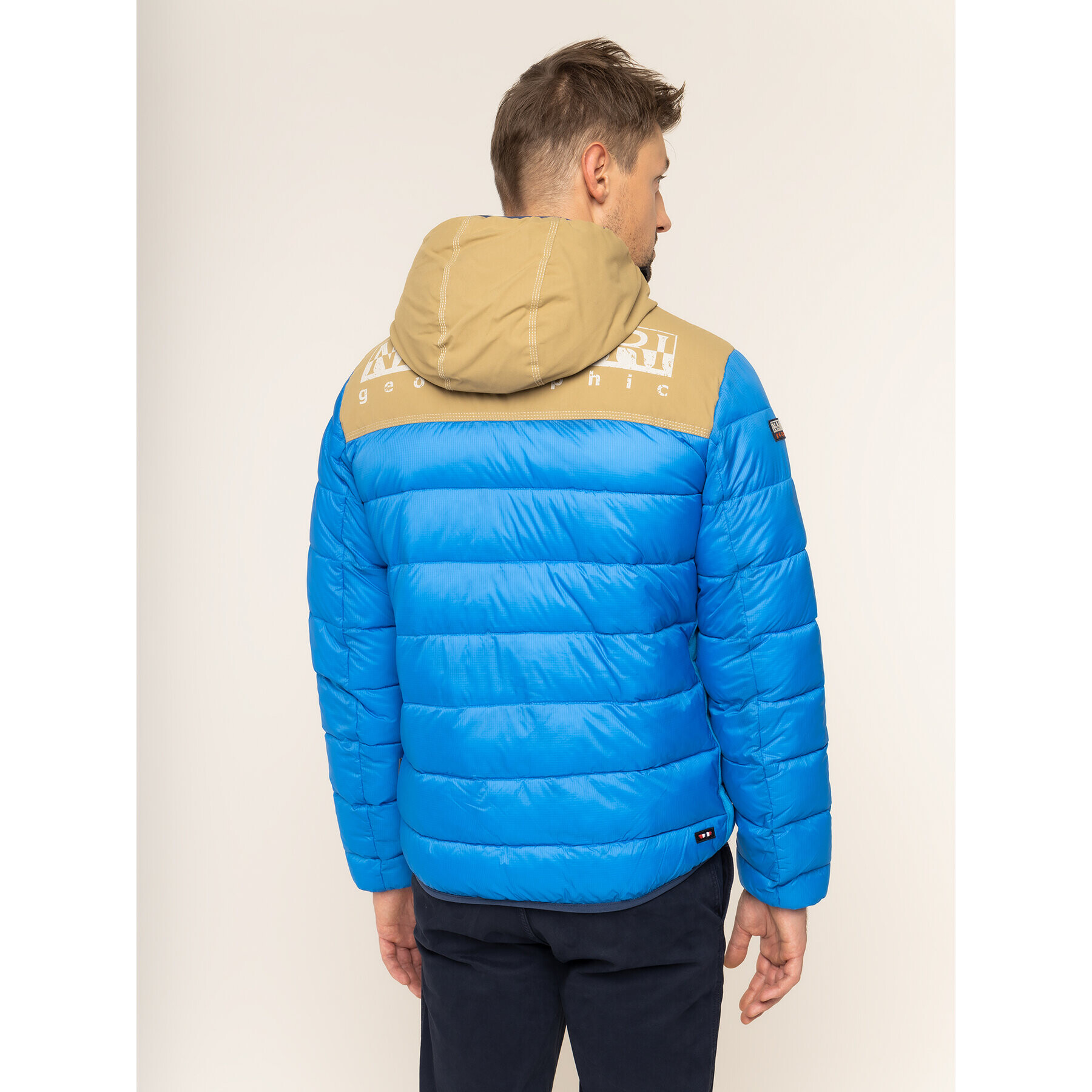 Napapijri Пухено яке Aric N0YITL Син Regular Fit - Pepit.bg