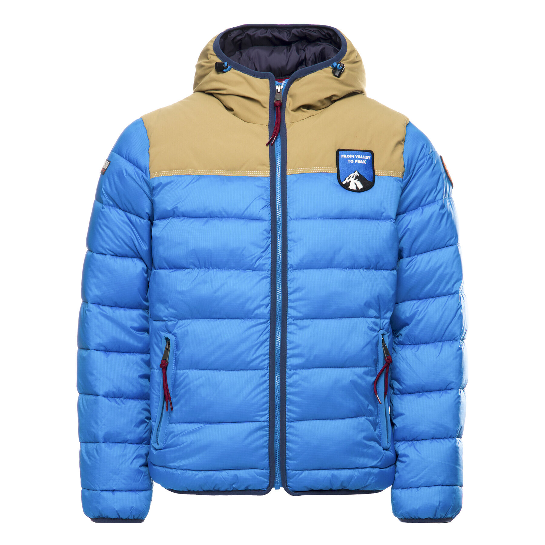 Napapijri Пухено яке Aric N0YITL Син Regular Fit - Pepit.bg