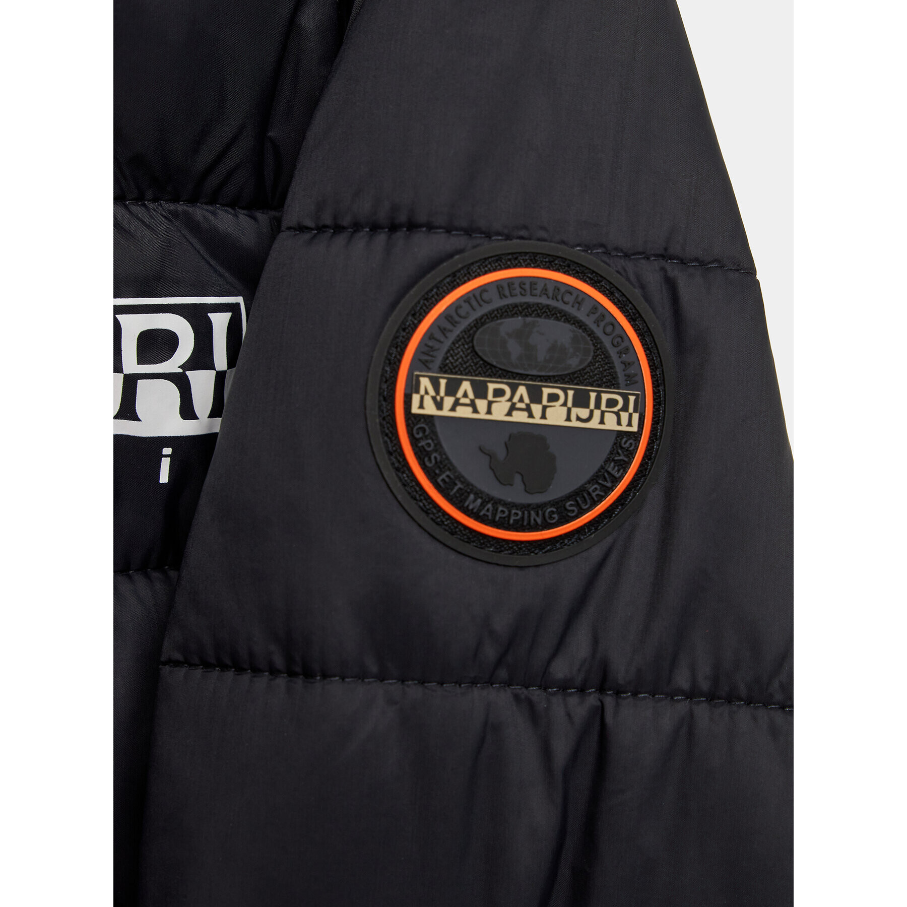 Napapijri Пухено яке NP0A4GN5 M Черен Regular Fit - Pepit.bg