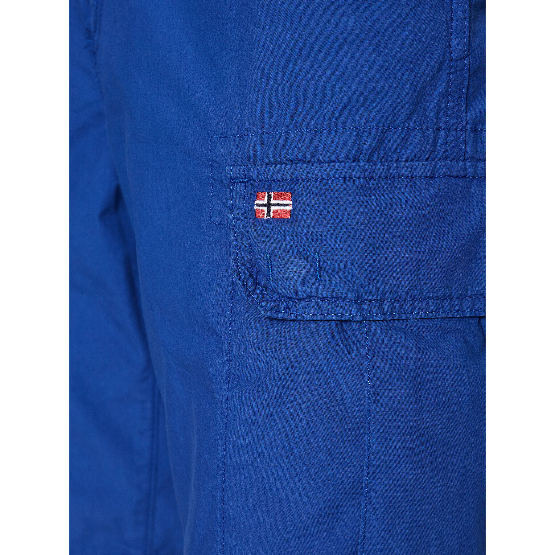 Napapijri Шорти от плат Noto 5 NP0A4GAM Син Regular Fit - Pepit.bg