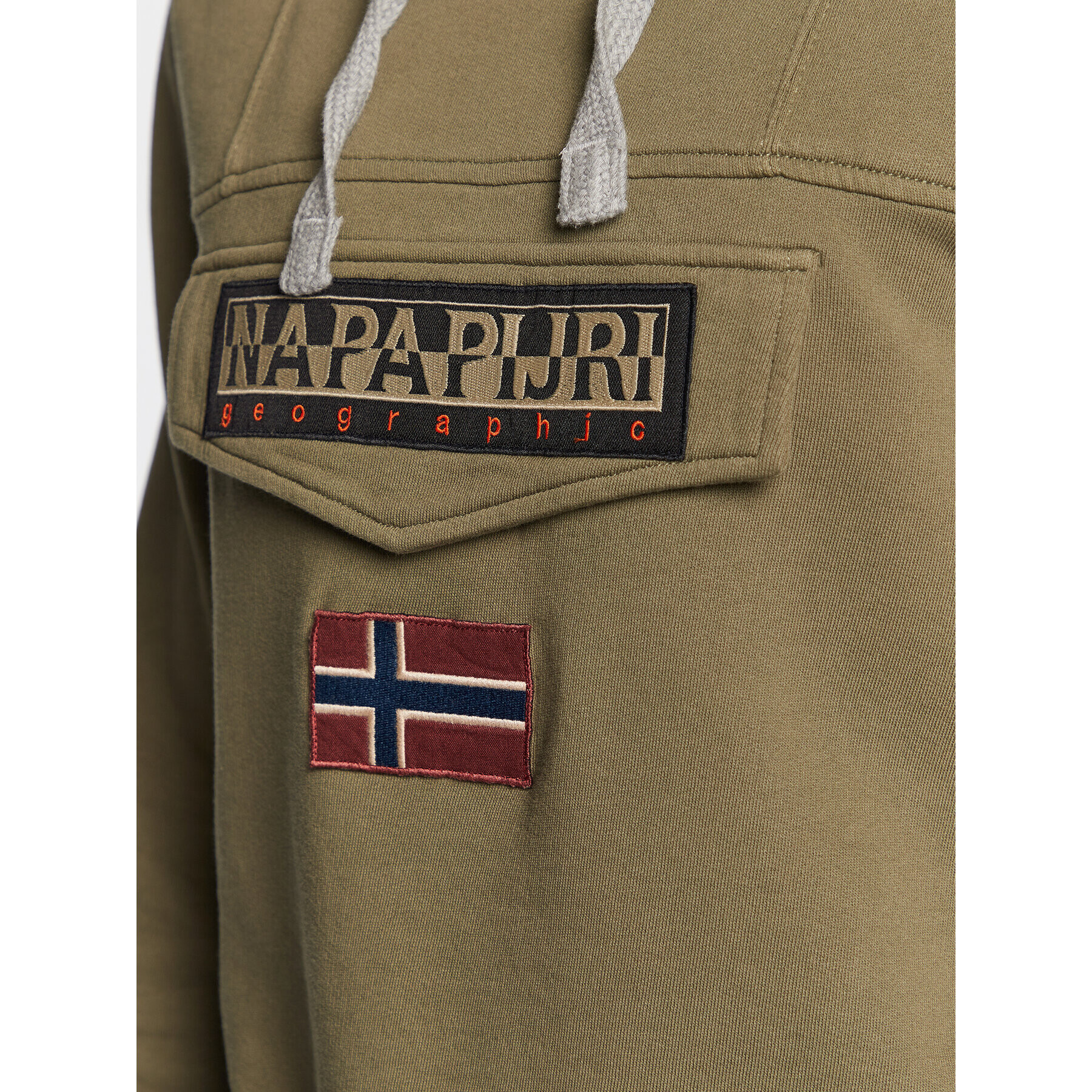 Napapijri Суитшърт Burgee NP0A4GBG Зелен Regular Fit - Pepit.bg