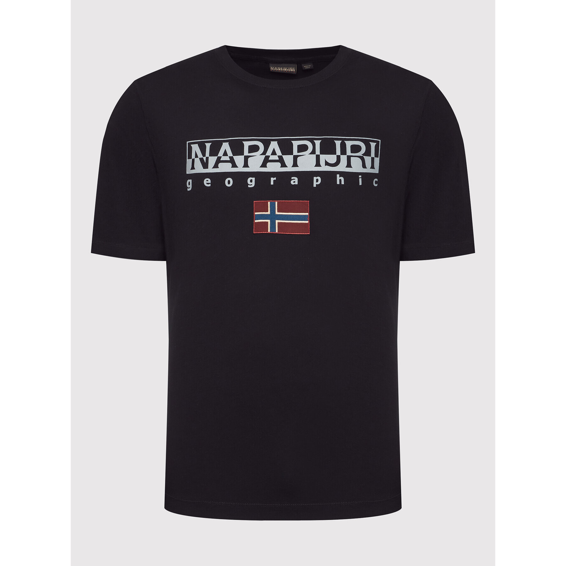Napapijri Тишърт Ayas NP0A4GDQ Черен Regular Fit - Pepit.bg
