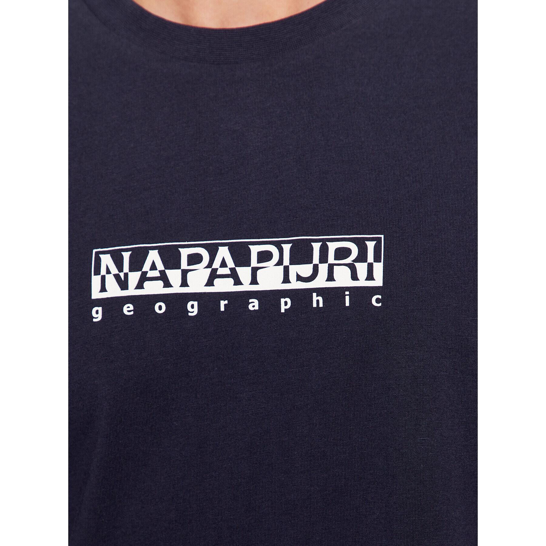 Napapijri Тишърт NP0A4H8S Тъмносин Regular Fit - Pepit.bg
