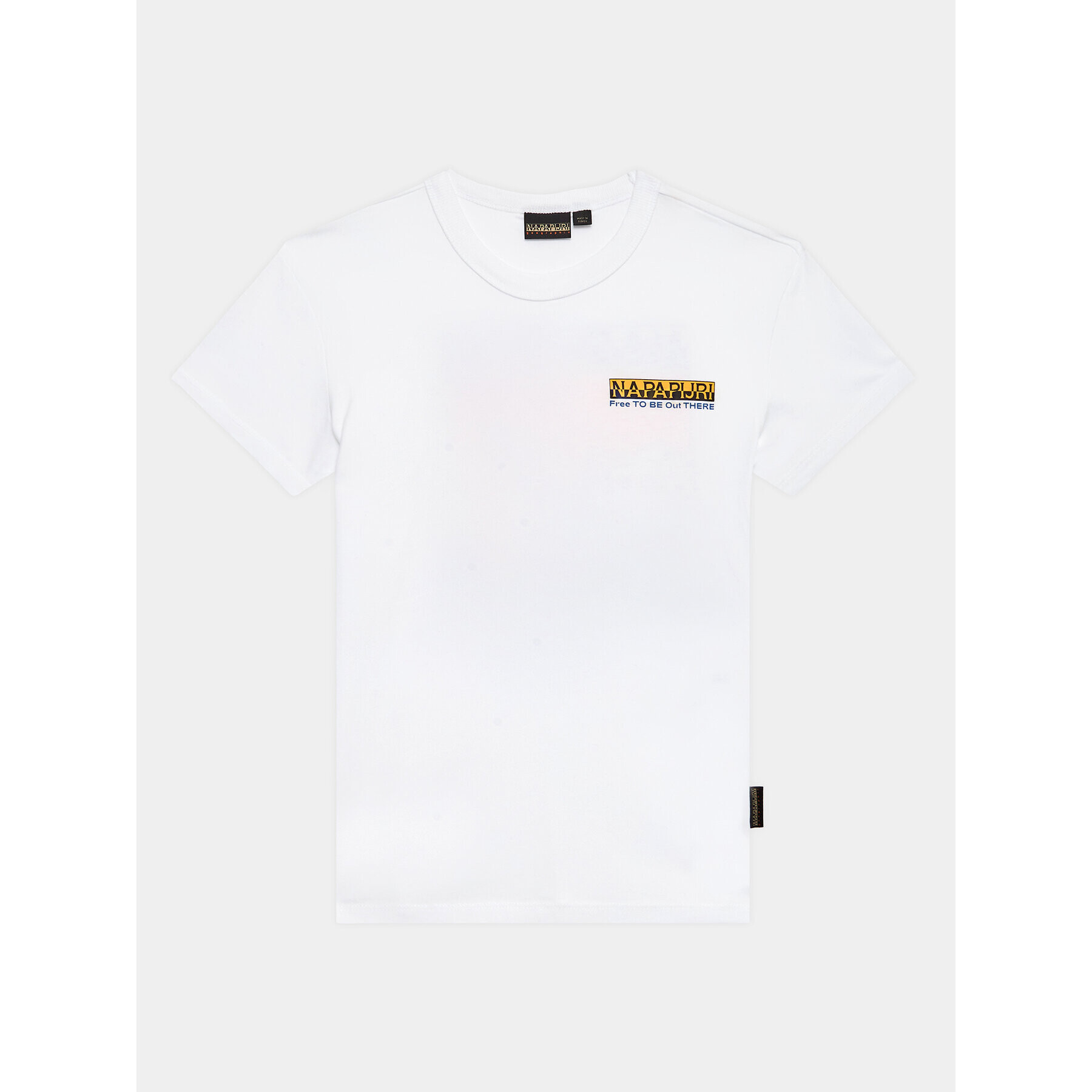 Napapijri Тишърт NP0A4HGN S Бял Regular Fit - Pepit.bg