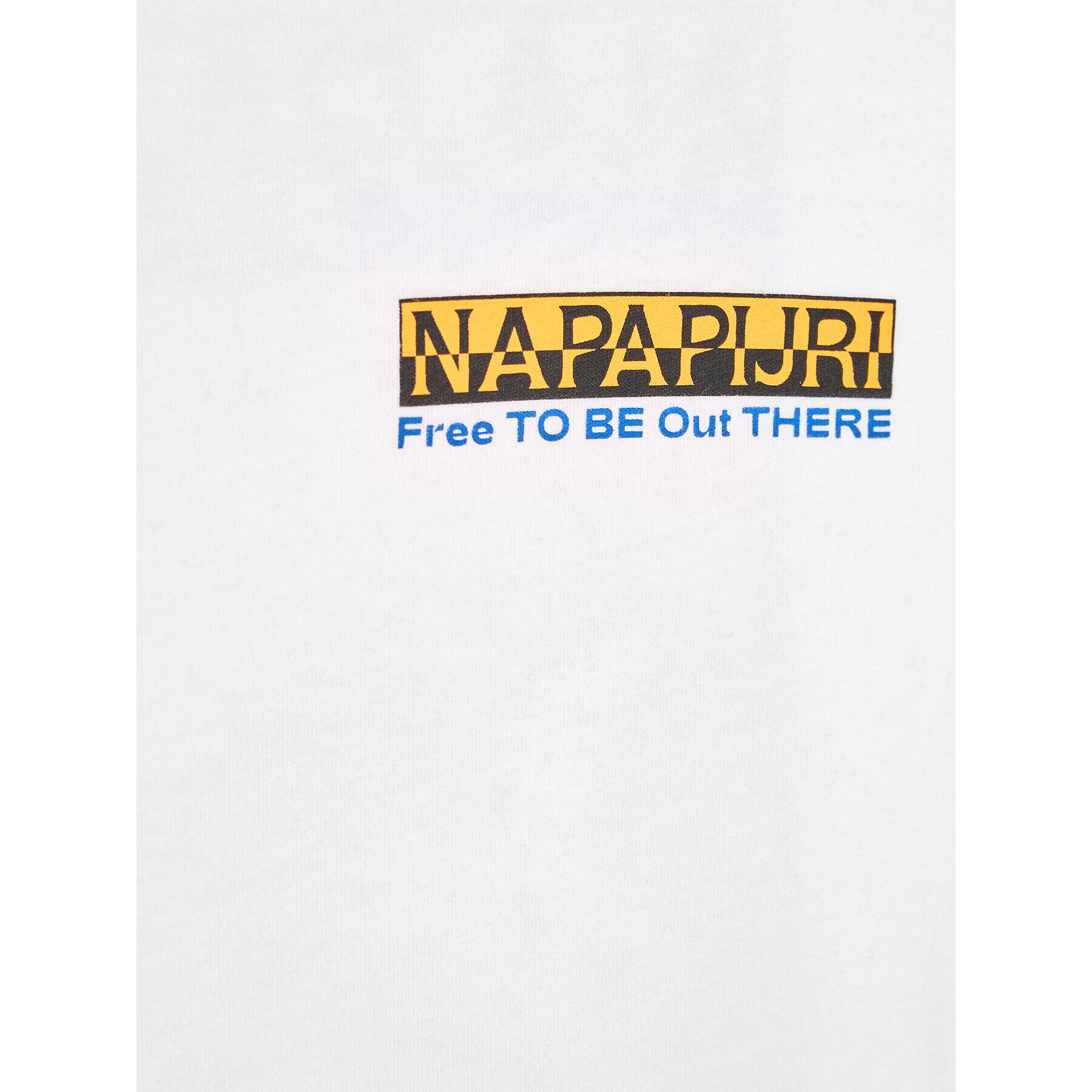 Napapijri Тишърт NP0A4HGN S Бял Regular Fit - Pepit.bg