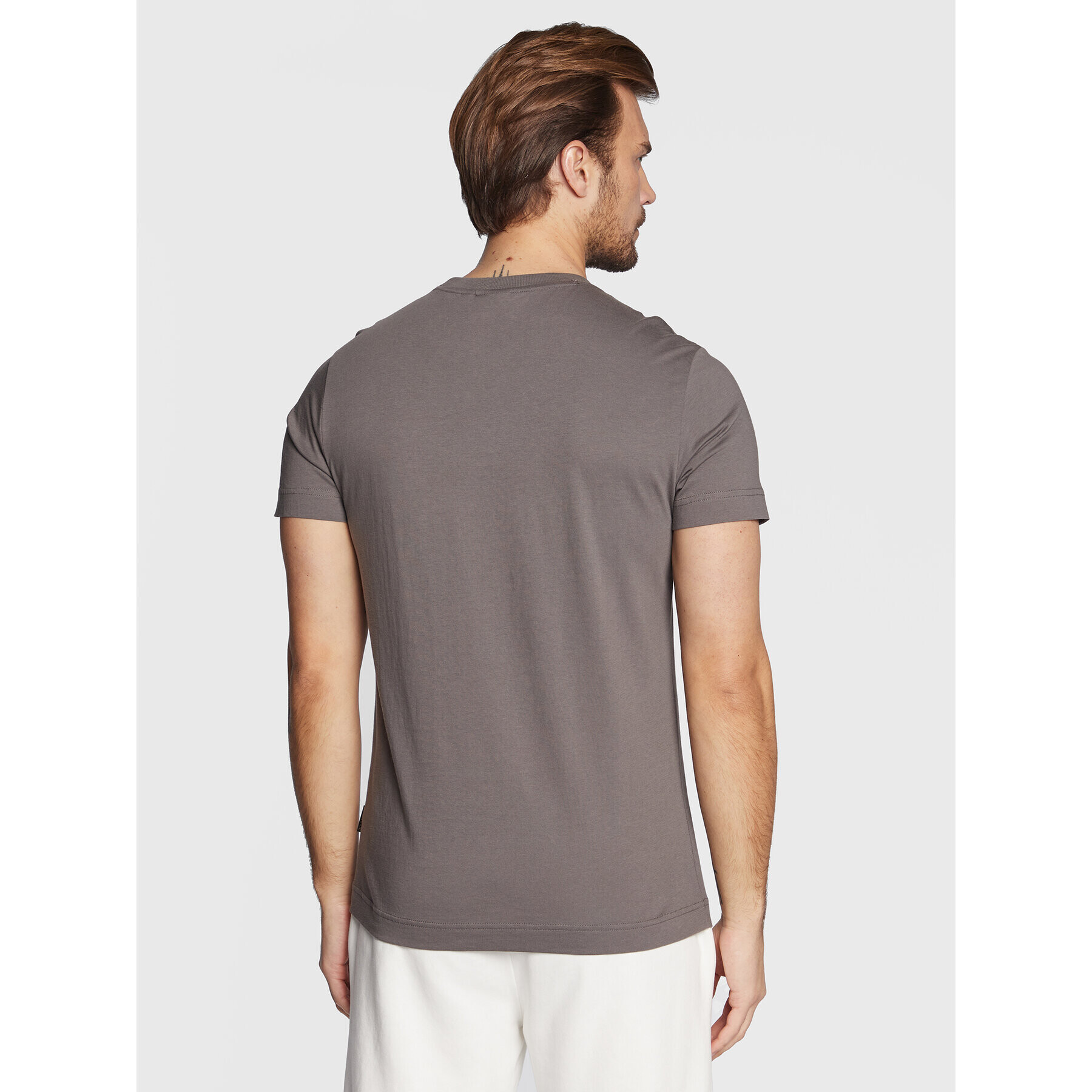 Napapijri Тишърт S-Ayas NP0A4GDQ Сив Regular Fit - Pepit.bg