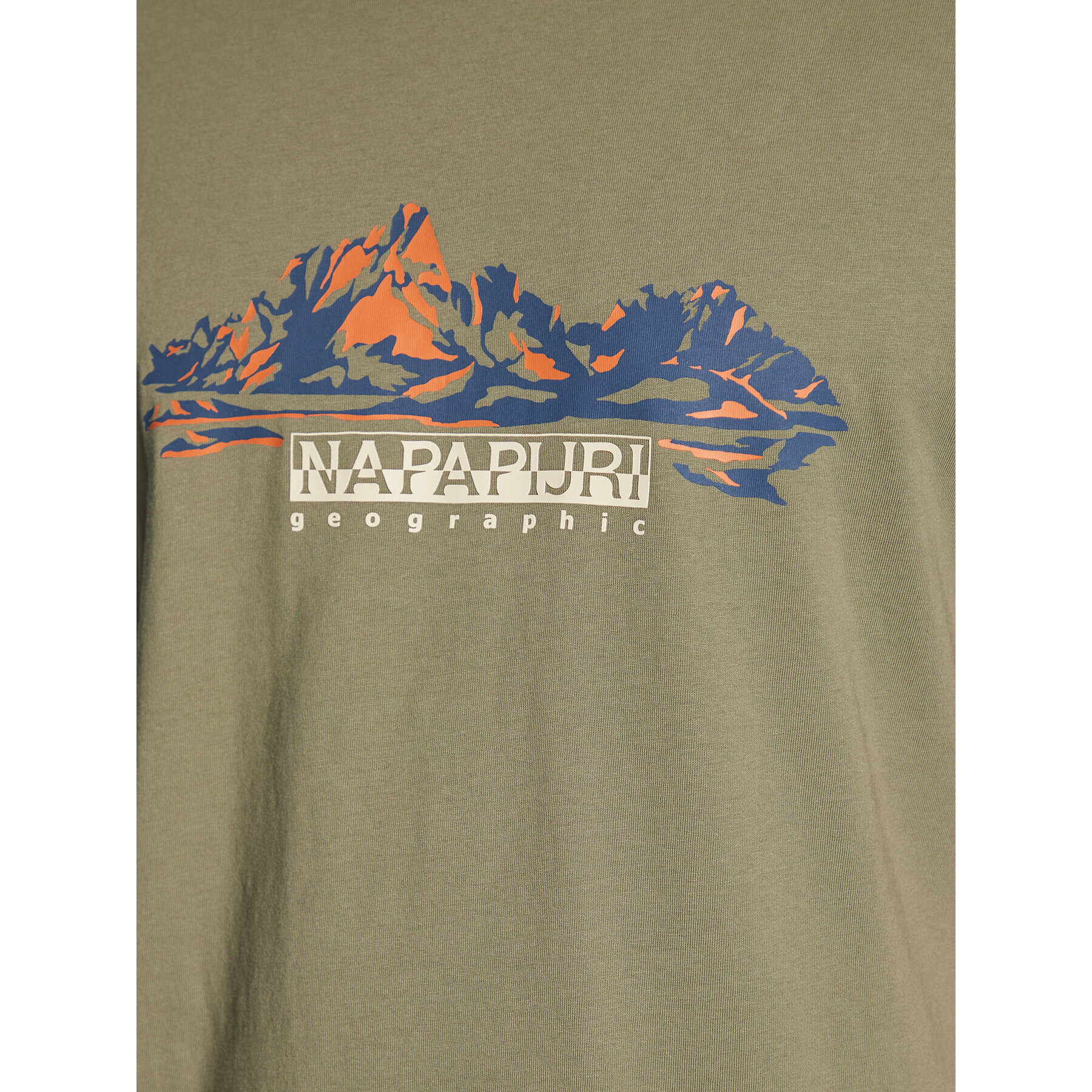 Napapijri Тишърт S-Back Country Ss NP0A4GM1 Зелен Regular Fit - Pepit.bg