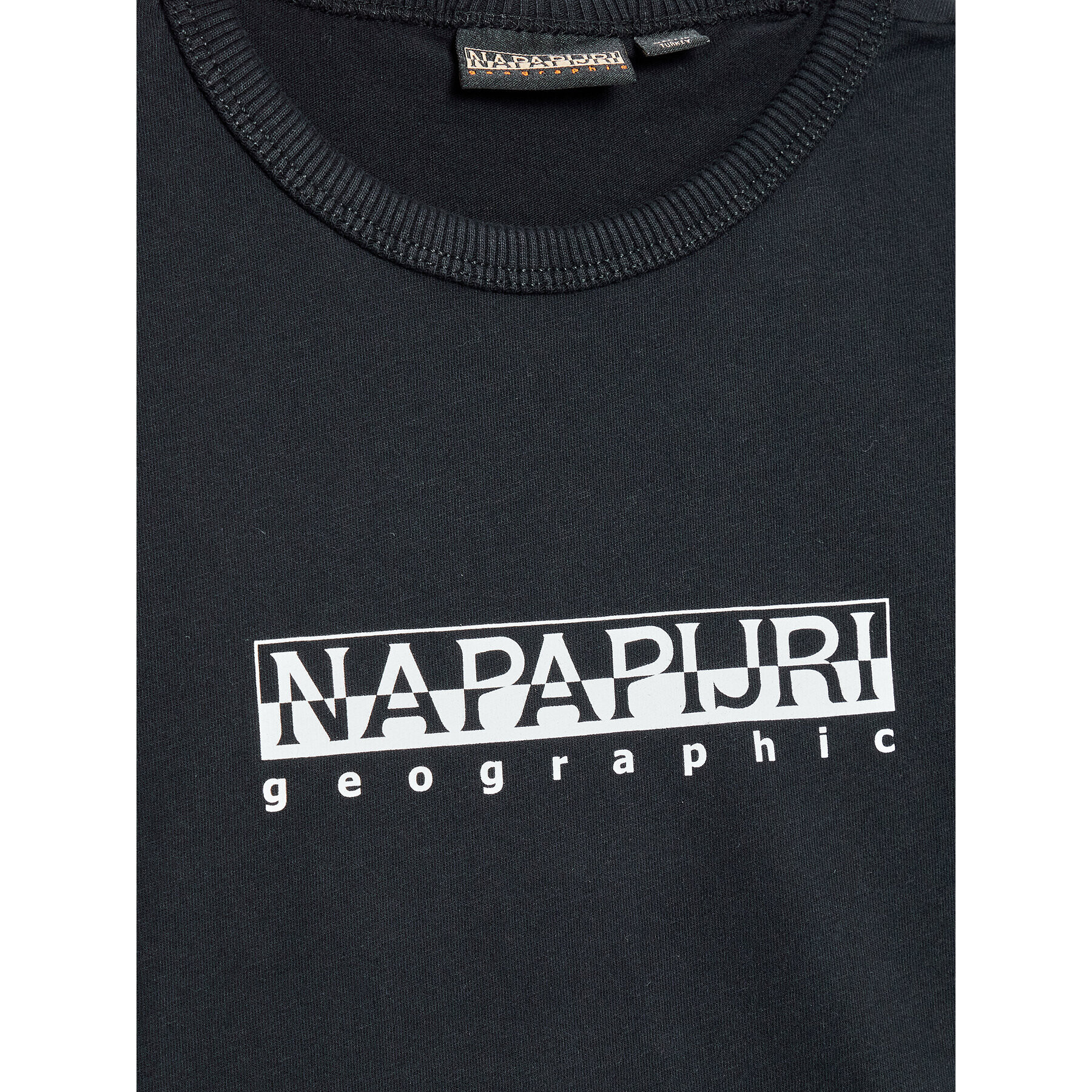 Napapijri Тишърт S-Box NP0A4GNJ M Черен Regular Fit - Pepit.bg