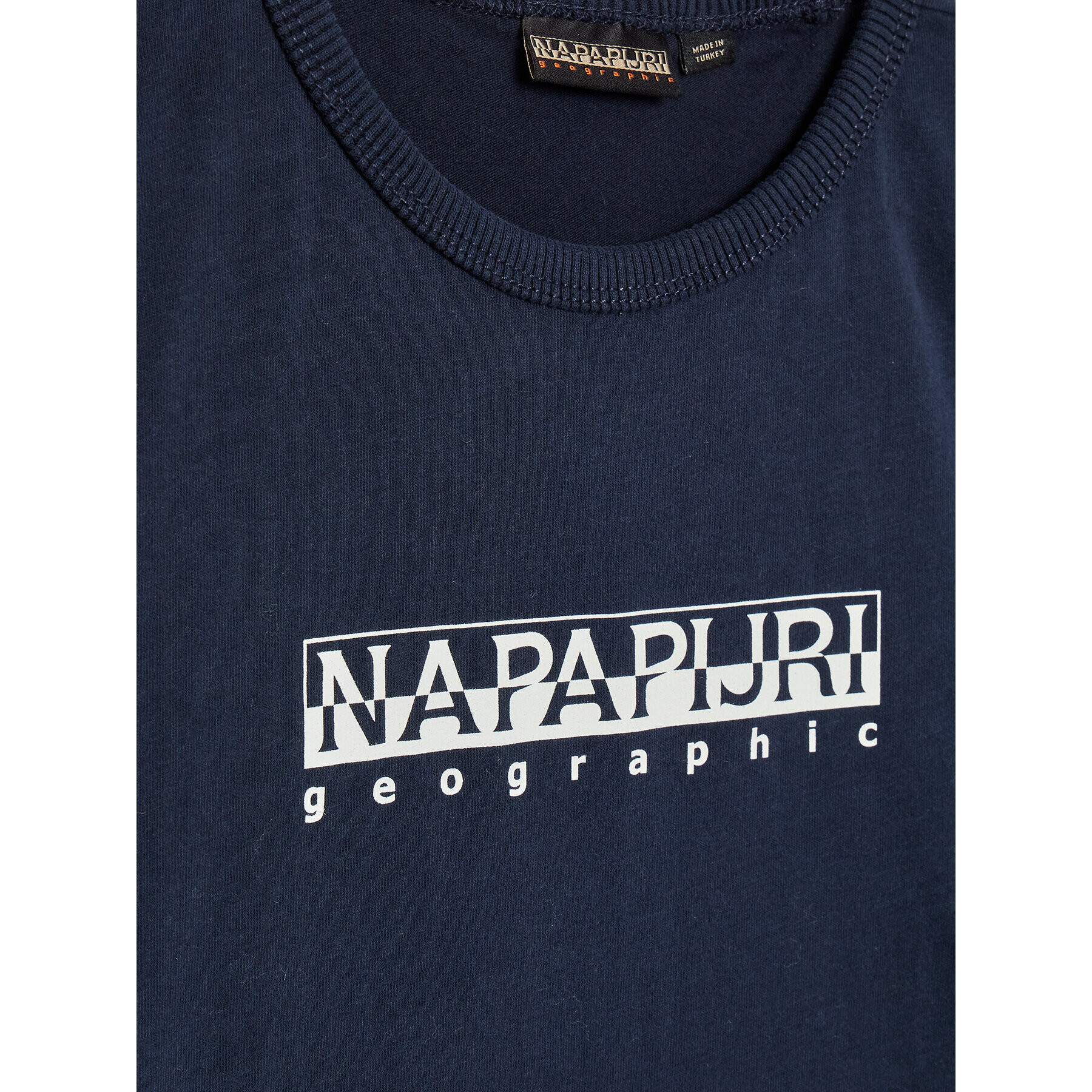 Napapijri Тишърт S-Box NP0A4GNJ M Тъмносин Regular Fit - Pepit.bg