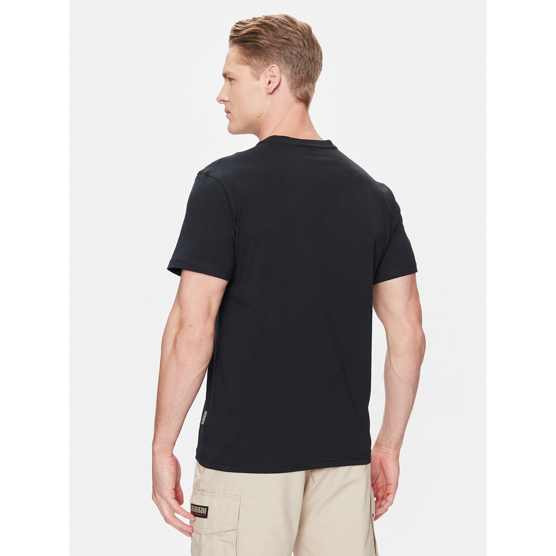 Napapijri Тишърт Salis NP0A4H8D Черен Regular Fit - Pepit.bg