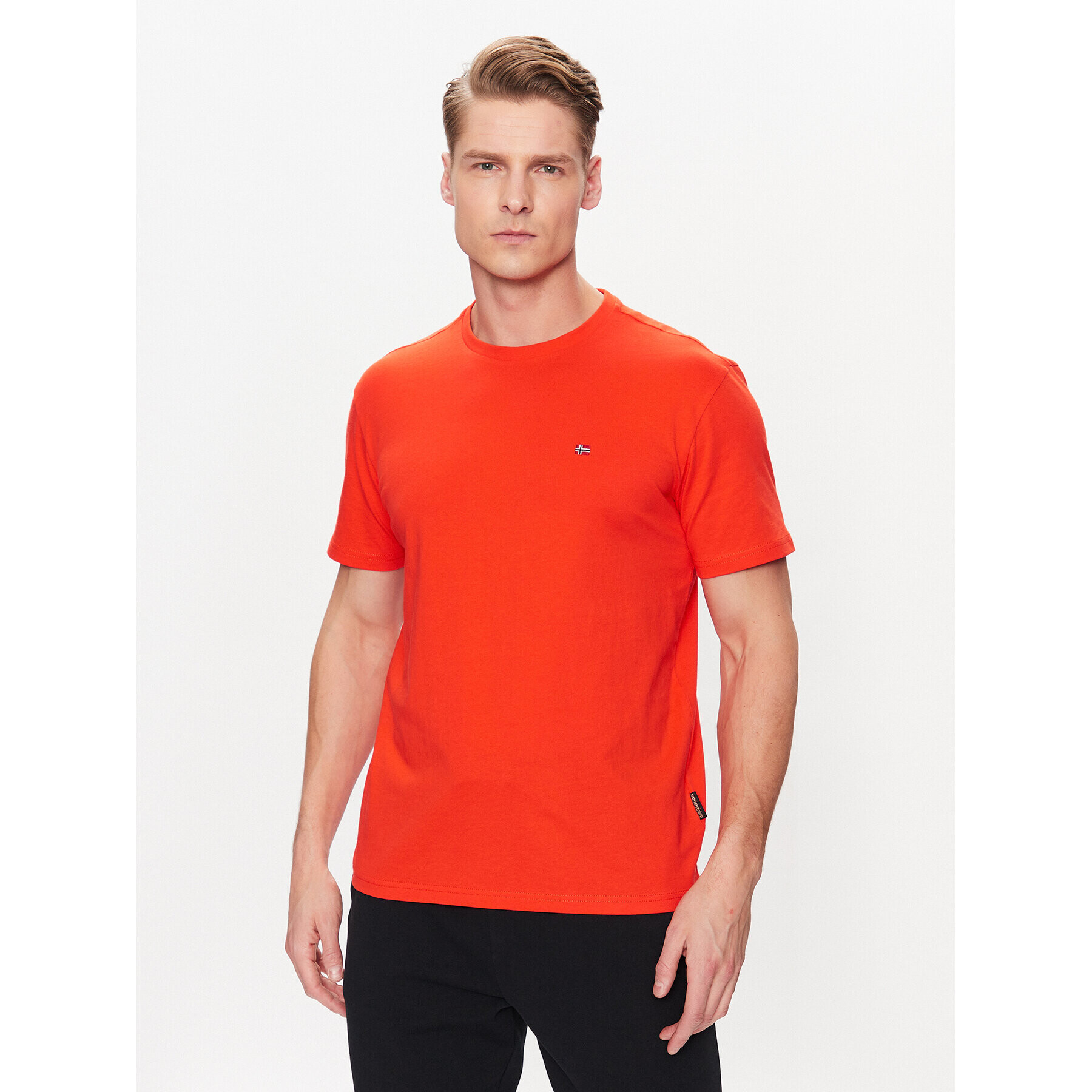 Napapijri Тишърт Salis NP0A4H8D Червен Regular Fit - Pepit.bg
