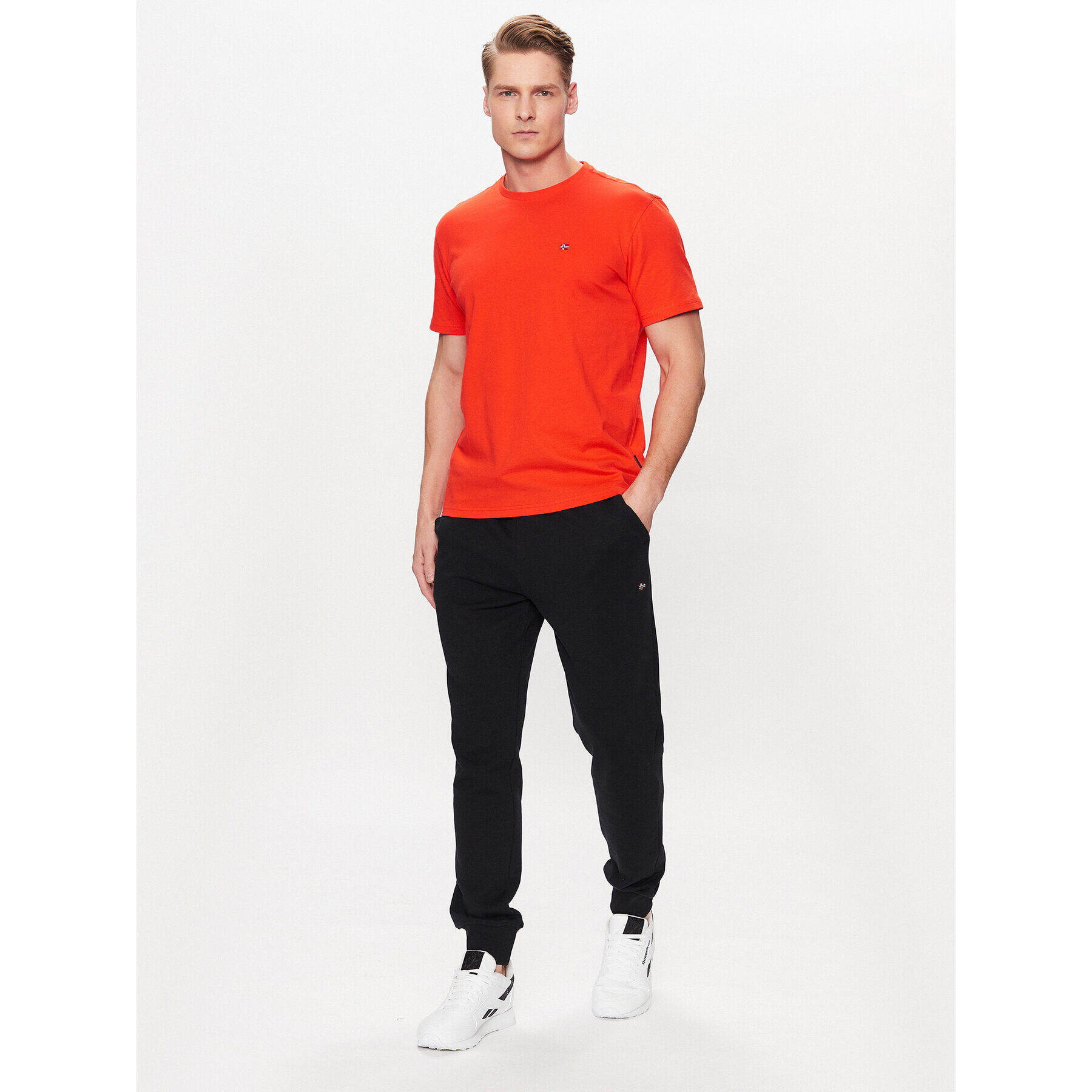 Napapijri Тишърт Salis NP0A4H8D Червен Regular Fit - Pepit.bg