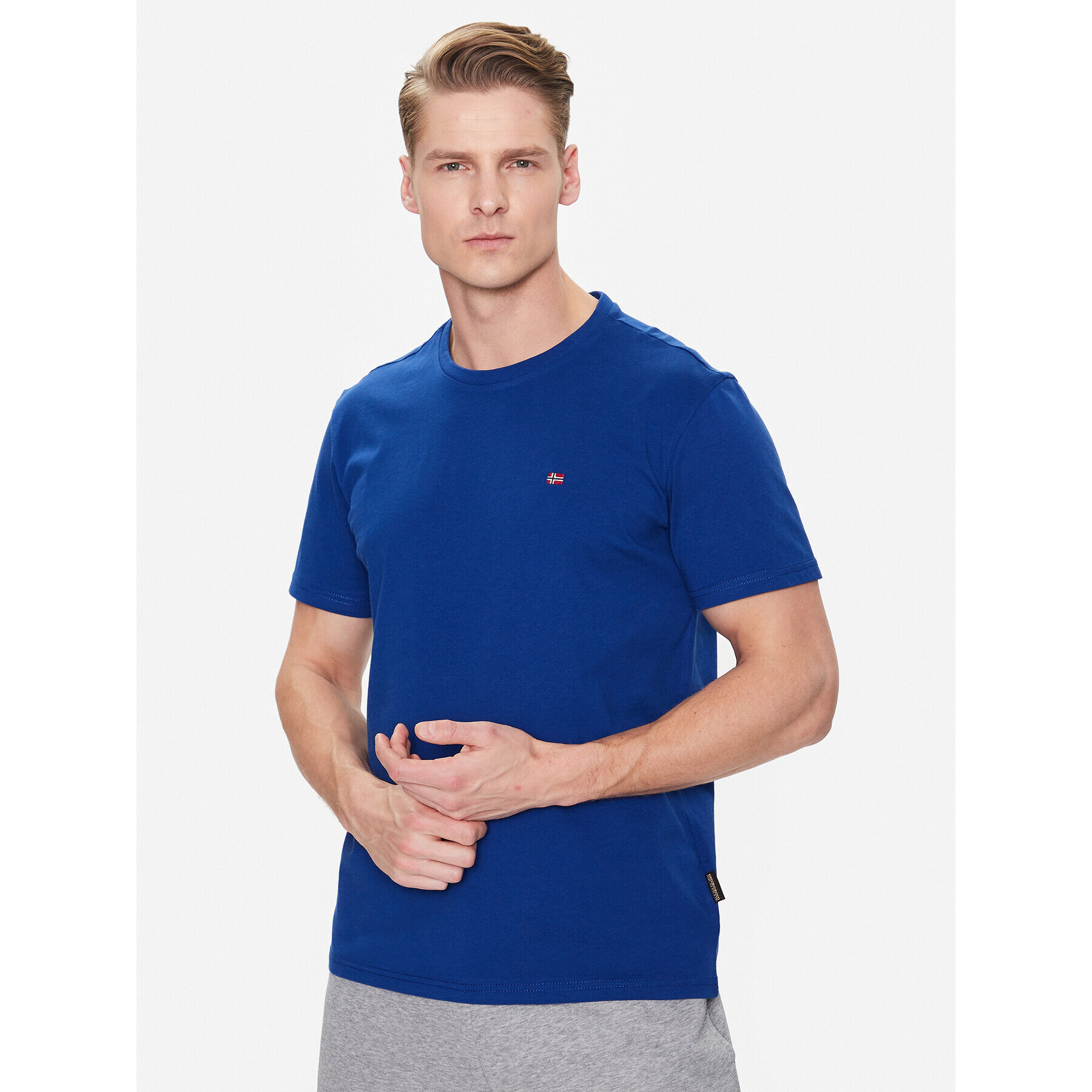 Napapijri Тишърт Salis NP0A4H8D Син Regular Fit - Pepit.bg
