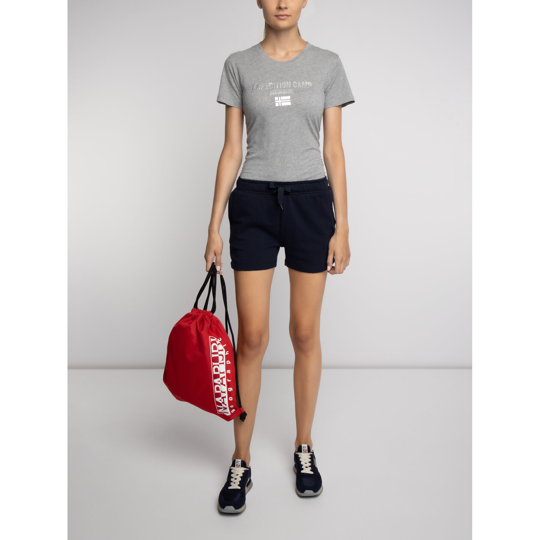 Napapijri Тишърт Sonthe W N0YIKR Сив Regular Fit - Pepit.bg