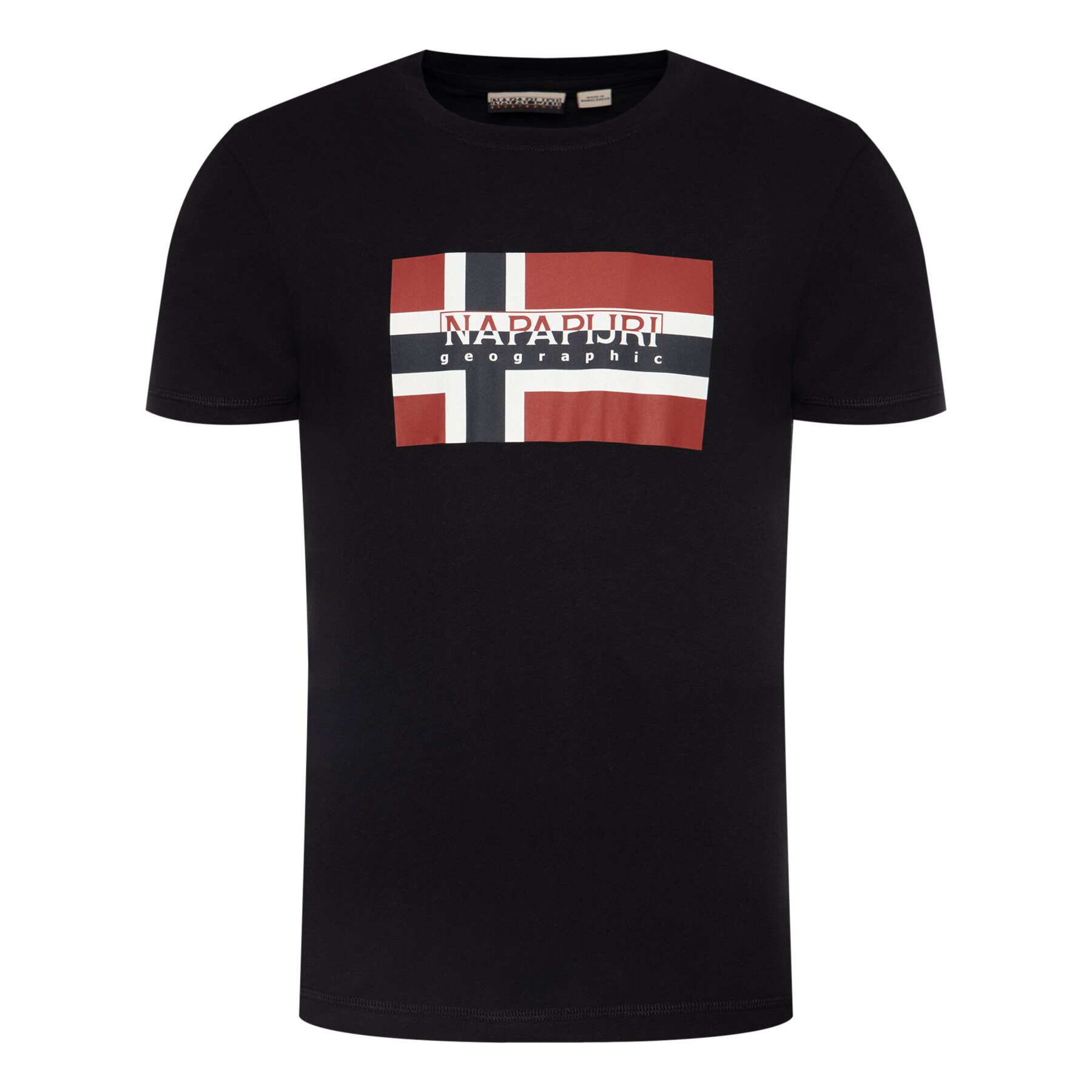 Napapijri Тишърт Sovico NP0A4E38 Черен Regular Fit - Pepit.bg