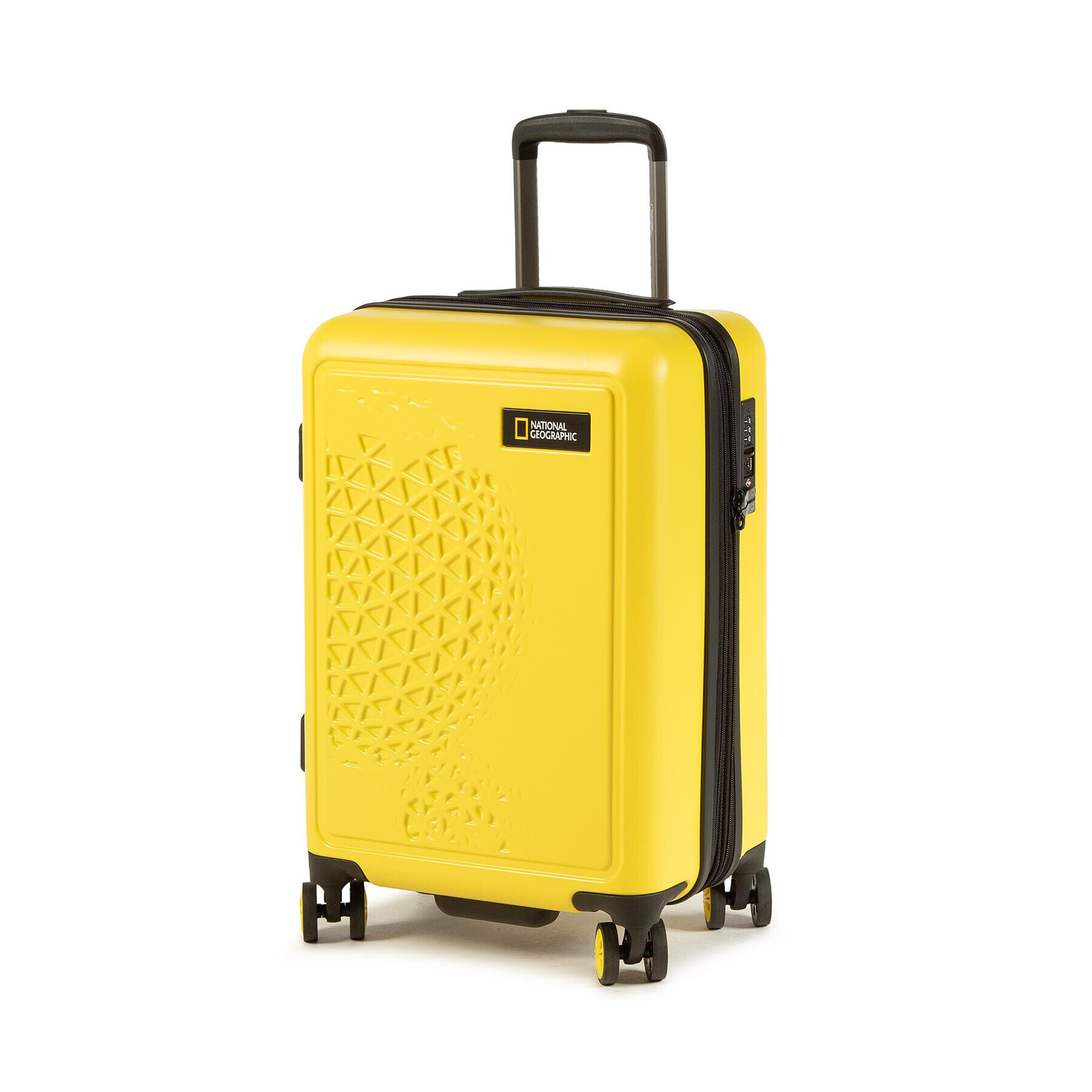 National Geographic Малък твърд куфар Globe H162HA.49.68 Жълт - Pepit.bg