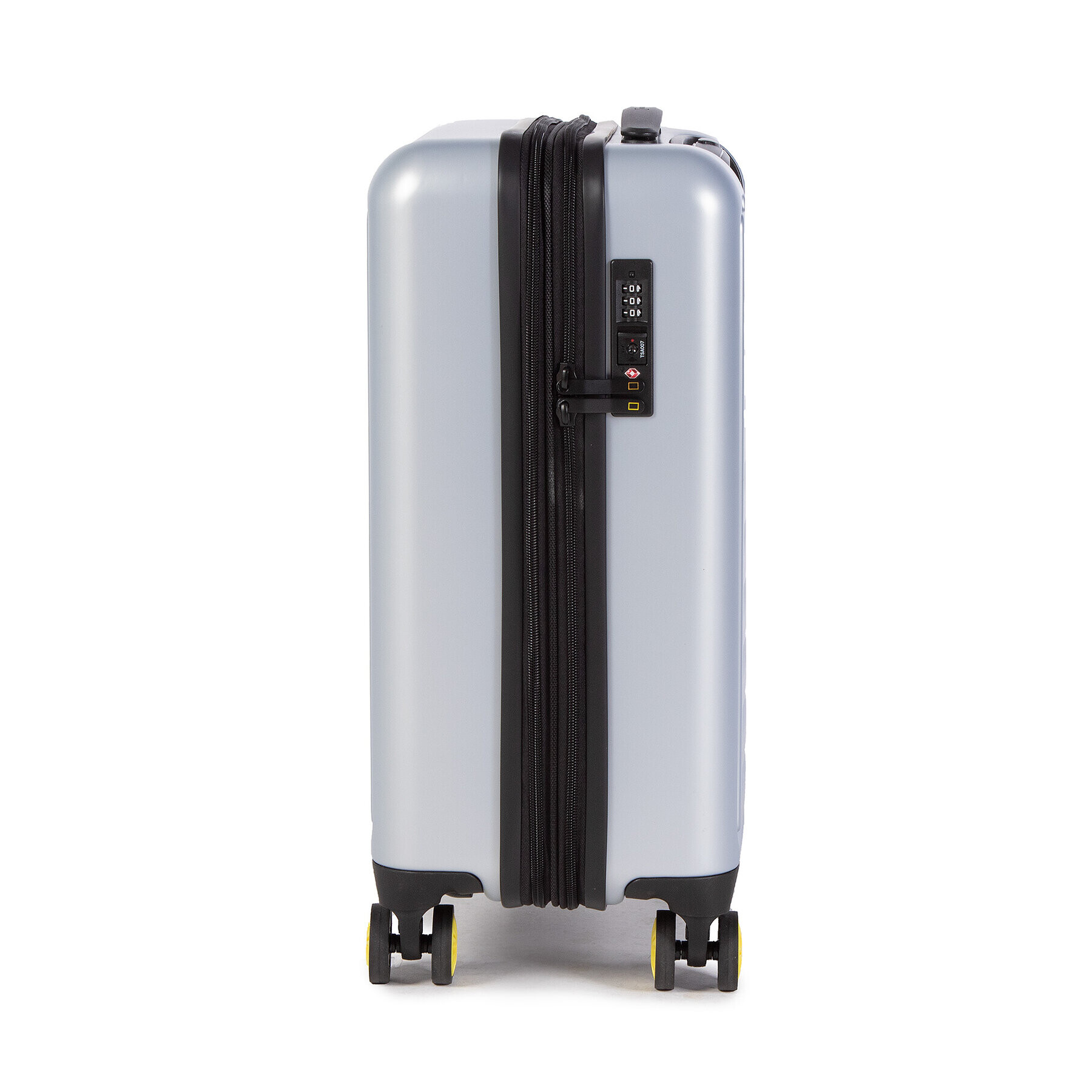 National Geographic Малък твърд куфар Luggage N162HA.49.23 Сребрист - Pepit.bg