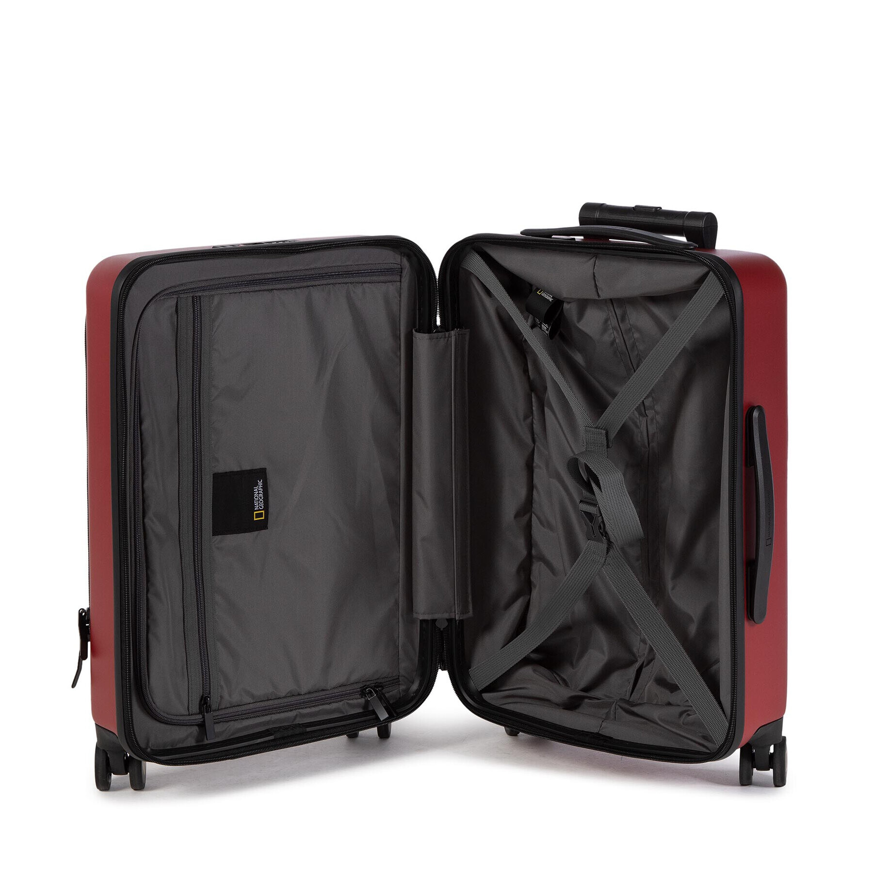 National Geographic Малък твърд куфар Luggage N165HA.49.56 Червен - Pepit.bg