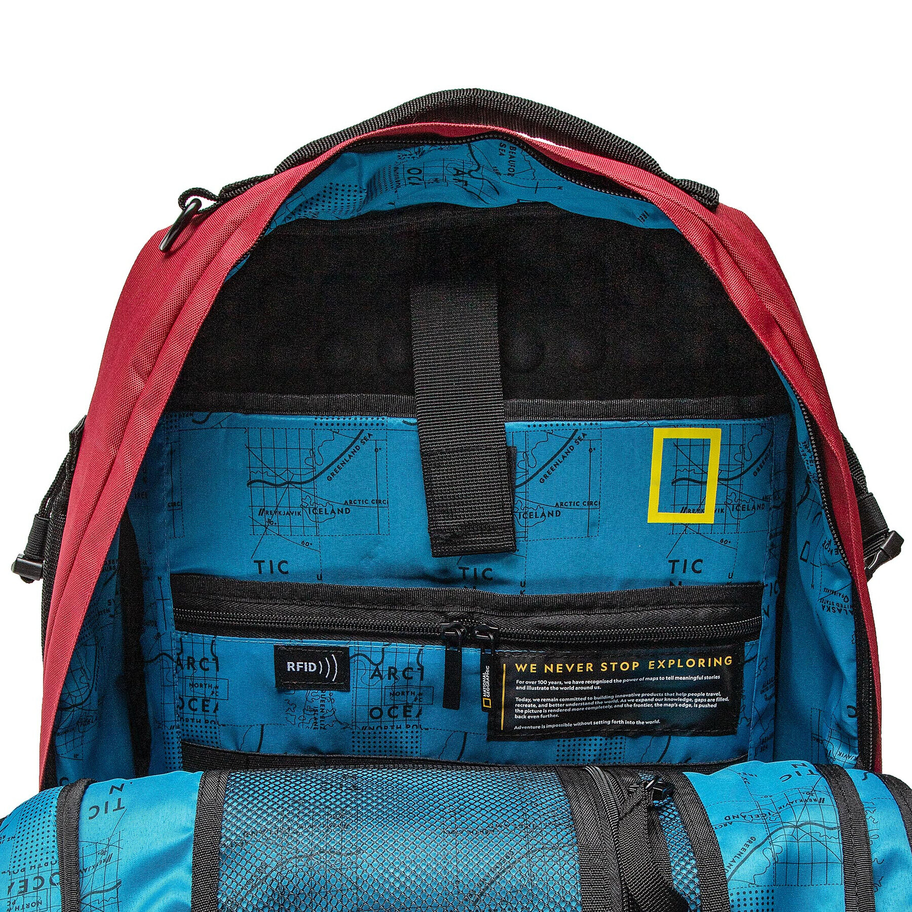 National Geographic Раница Ocean N20906.35 Червен - Pepit.bg