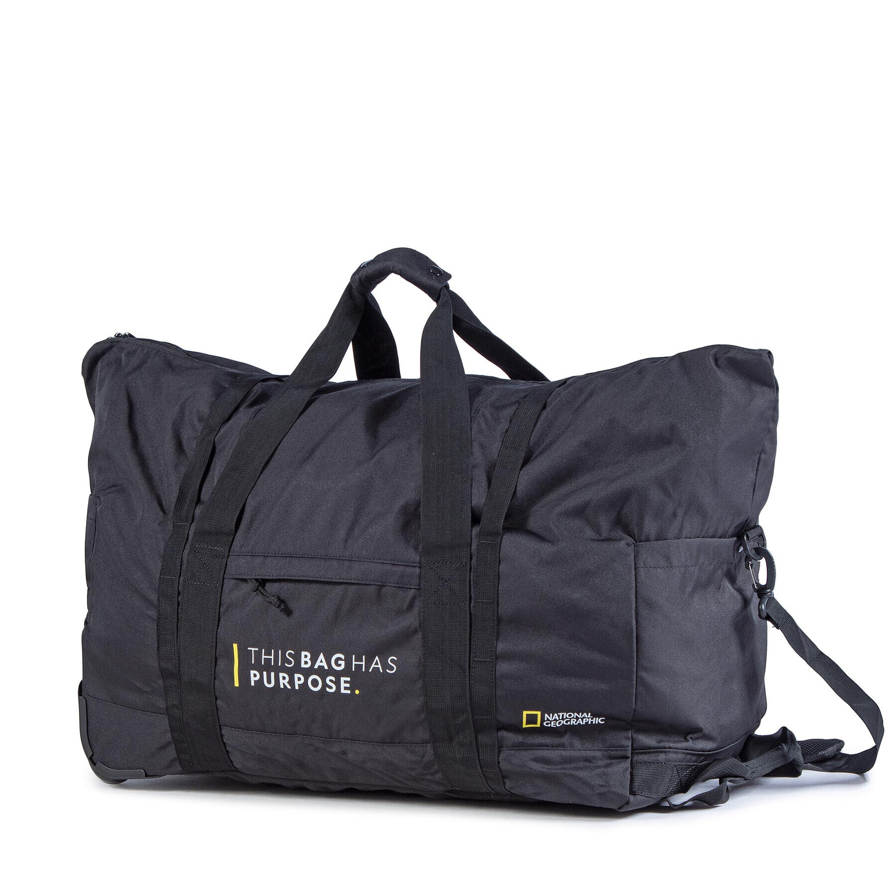National Geographic Сак Packable Wheeled Duffel Medium N10443.06 Черен - Pepit.bg